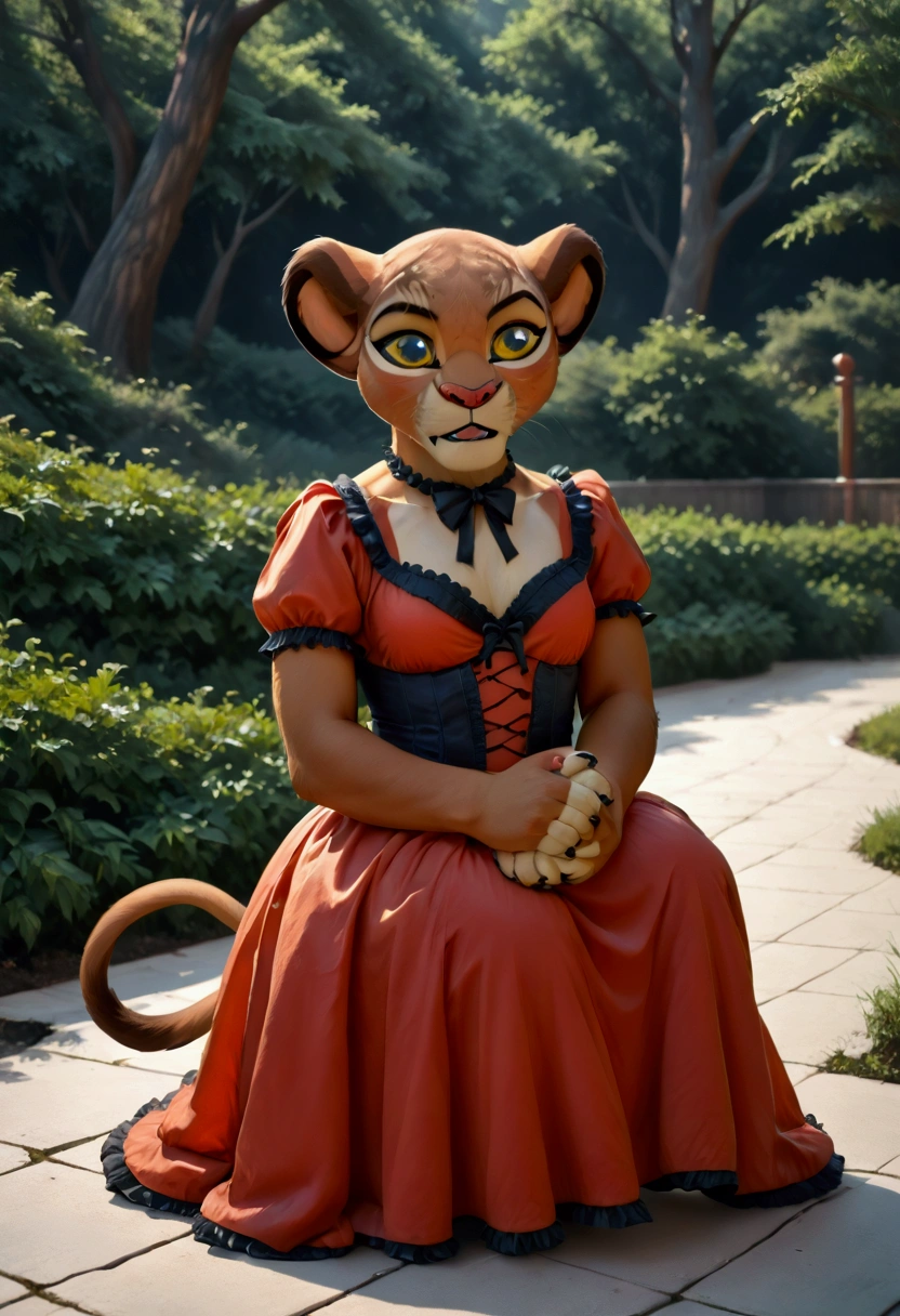 lolita furry,lolita lioness furry, ultra realistic picture, very realistic,very realistic muzzle lolita furry anthro lion cub,very realistic ears lolita furry anthro lion cub, 8k image, very realistic, hyper realistic painting, very realistic, ultra realistic art, realistic photo paleoart, very realistic photo, photorealistic disney, photorealistic character Furry Anthro Baby lioness,photorealistic character Furry Anthro Baby Lioness (The Lion King),
 photorealistic anthropomorphic furry lion cub,very hyperrealistic, wool very realistic, hyperrealistic fantasy art, wild scene, wild anthro furry lolita lion cub, wild anthro furry lolita lion cub,fake anthropomorphic hands, regular anthropomorphic fingers,animal paws,
natural pose,full face, realistic animal nose furry lolita cub lioness,
hyper-realistic art, really realistic