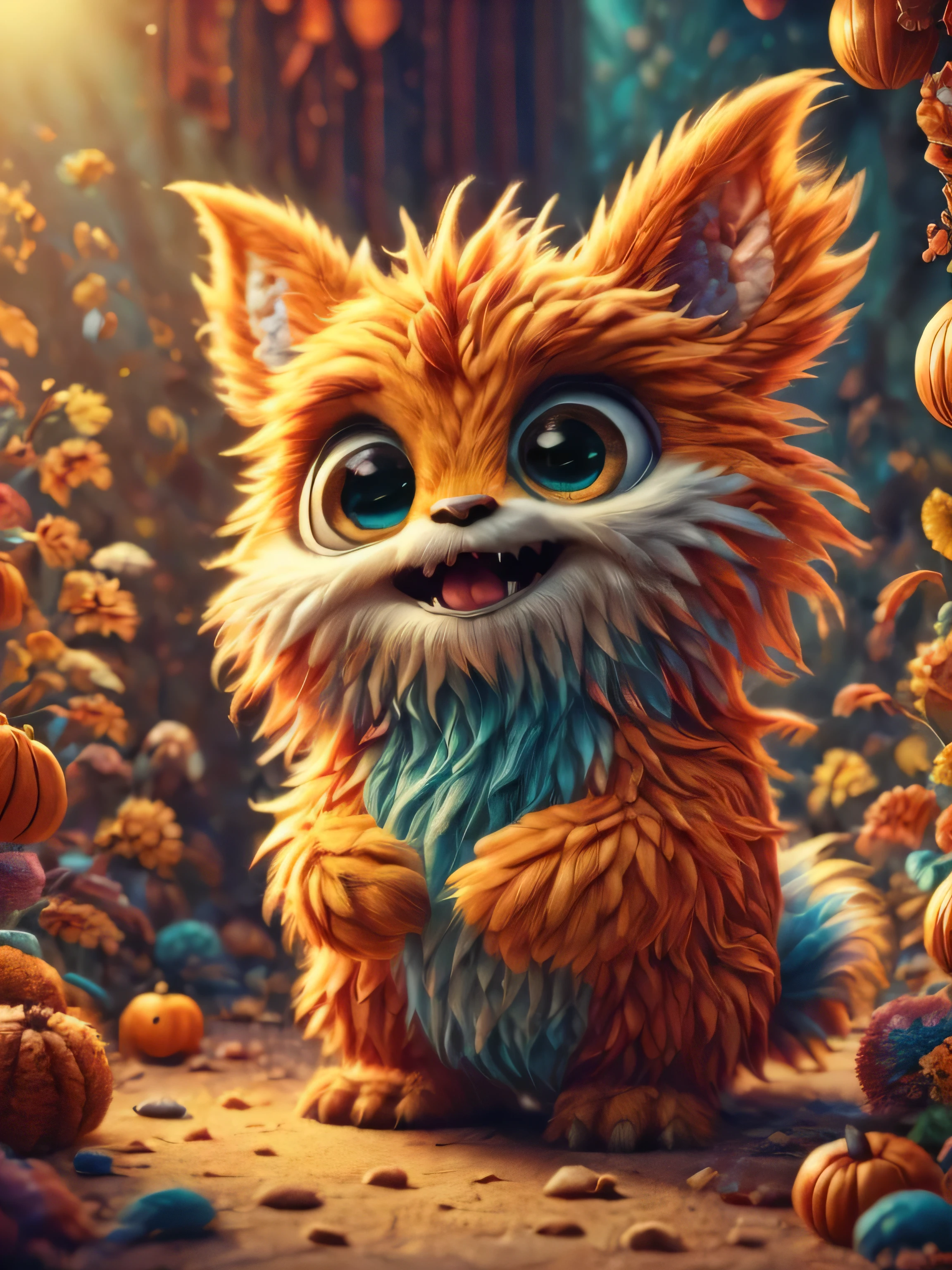 (Best Quality, Super Detailed, masterpiece, representative work, official art, professional, super high detail, 8k:1.3) (photorealism:1.2), adorable monster eating chocolate chip cookies with round eyes, dressed in a bat costume, autumn, halloween, night, Natural lighting, Soft background, Photorealistic, Shining eyes, Sharp focus, Sweet and mischievous look, Hint of mischief, Dreamy atmosphere, Delicate details, soft volumetric light, (backlight:1.3), (cinematic:1.2), intricate details, (ArtStation:1.3)