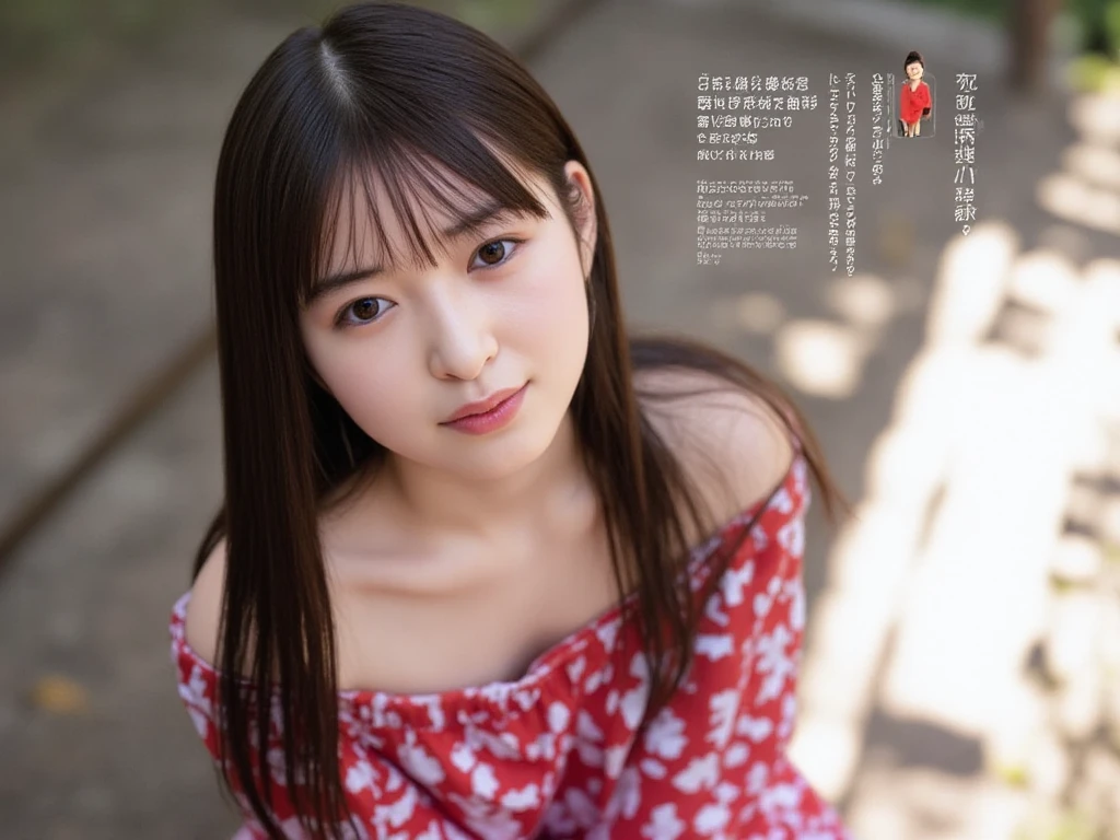 The high resolution photograph of a young Japanese female idol, solo, 1girl, (wearing a strapless off-shoulder dress), portrait, looking at the camera, (straight long black hair with blunt bangs), pale skin, detailed face, detailed eyes, seductive eyes, natural make-up,
(aahegao, tongue out, dr00l), indoors, 