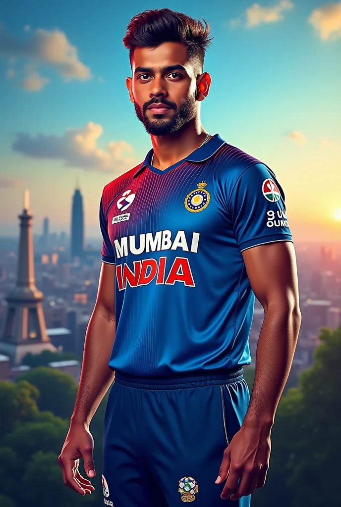 Virat kohli standing in skyscraper with the sunlight