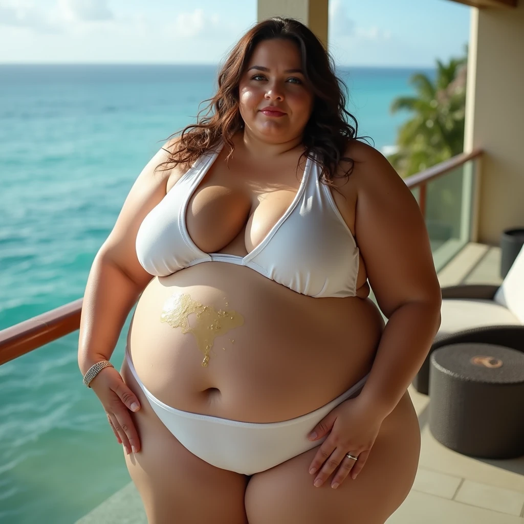 Fattest pregnant slut in the world, thicc body, biggest pregnant belly ever, humongous weight gain, super size surrogate, multiple pregnancy, ssbbw, super heavyweight, stuffed belly, huge, gigantic, enormous, morbidly obese, very fat, very big belly, overweight, camel toe, bikini, growth spurt, gluttony, smooth skin, doe, long wavy hair,modeling pose