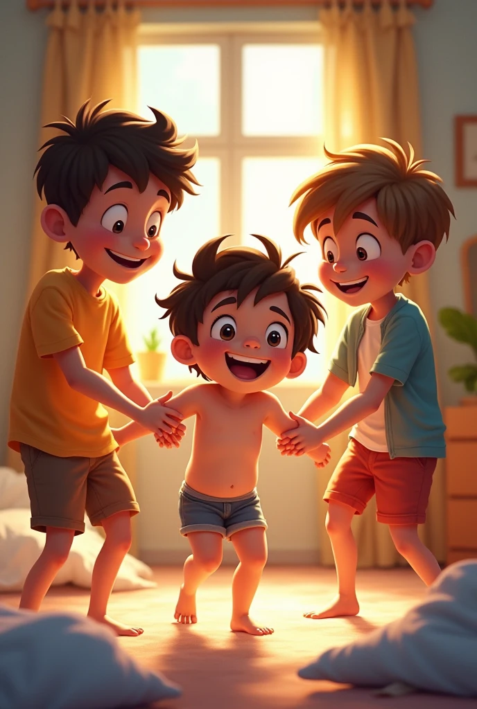 children naked with their older brother in an erotic room, Beautiful, gay, beautiful, handsome, excited boy masturbating and gets so excited that semen comes out, rico, delicious, pene normal, no furry