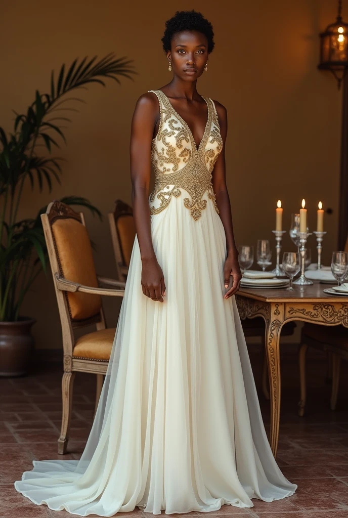 Hazme un vestido de gala basado en Chiapas puede ser en la fauna flora o algo representativo de Chiapas 
