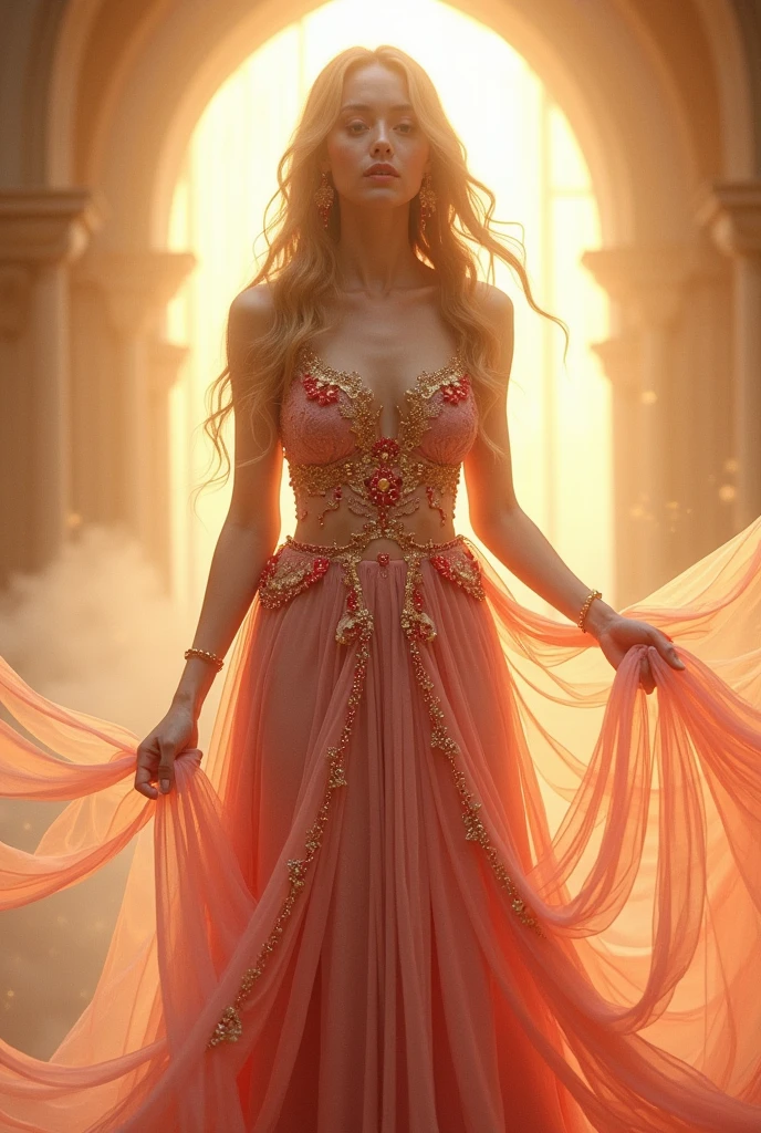 skinny,choker,medium breasts,separate sleeves,castillo,inside,shiny skin,bokeh,bloom,inside,light particles,princesa rosalina,castillo,space,