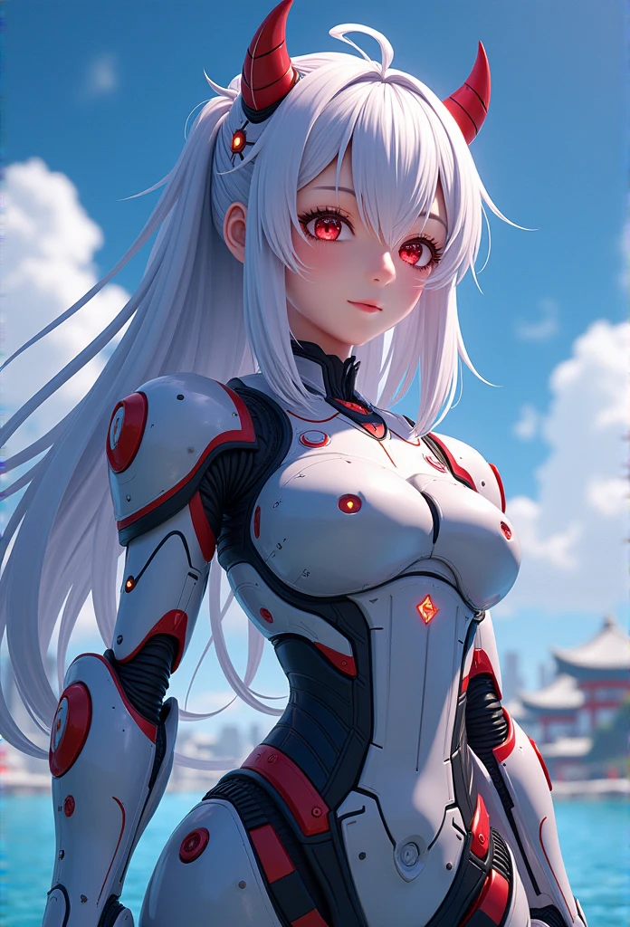 (Photorealistic:1.8, highest quality:1.8,8K masterpiece:1.8,High resolution,Mastepiece:1.8,RAW Photos,Cinematic lighting),No split screen、Highway at night、 (Fighting 1 Android Girl)、choker、High-cut fishnet bodysuit、Mouth gag、Venetian Mask、Wide open chest、Pop-style body painting on the whole body、Knee-high boots、Pop design hair accessories、(Soryu Asuka Langley)、
Beautiful ass、Beautiful thighs、Beautiful breasts、chest emphasis、Nipples visible through clothing、Plump nipples、cameltoe、correct2Benzu、A rich expression、fearless smile、Appealing gaze、
(Beautiful, shining red, blue, white, black and silver hair:1.5)、Photo from behind
