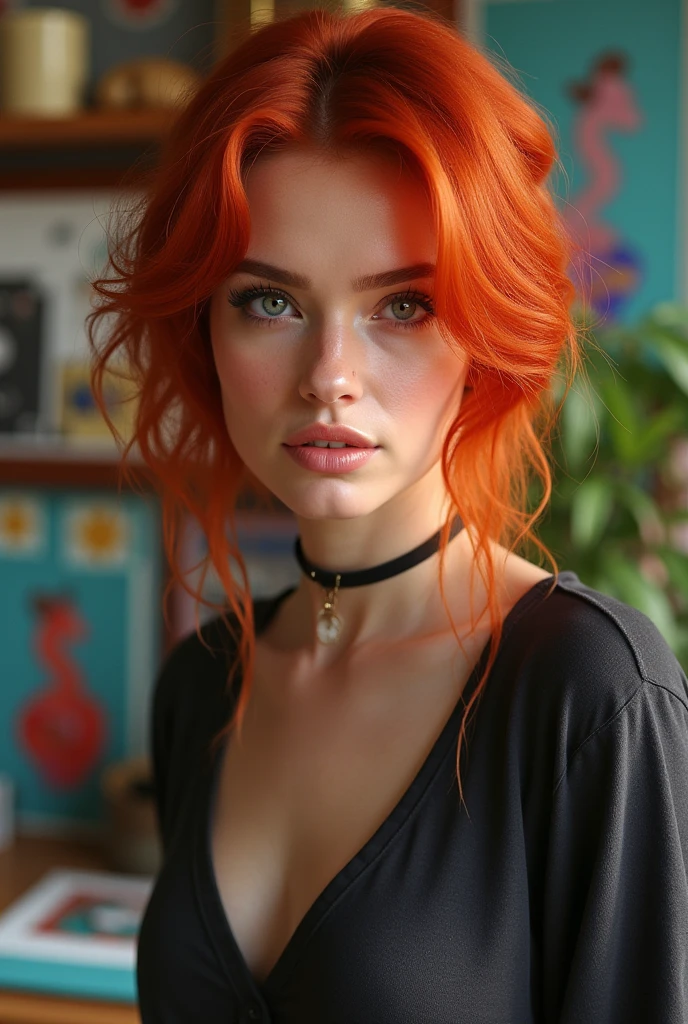 Redhead influencer artist
