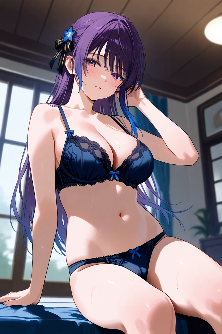 crying,night,Changing rooms at night,Photoreal 1;4,{high quality bra}},Worm’s Eye View, {{beautiful large/medium size breasts 1:4}}, torn shirt, high quality panties,{{schoolgirl}},top quality,cute girl,high quality background, slanted eyes, detailed shirt chest wrinkles, {{{high school girl}}}, BREAK, {{beautiful blue eye1:4}}, BREAK, five fingers