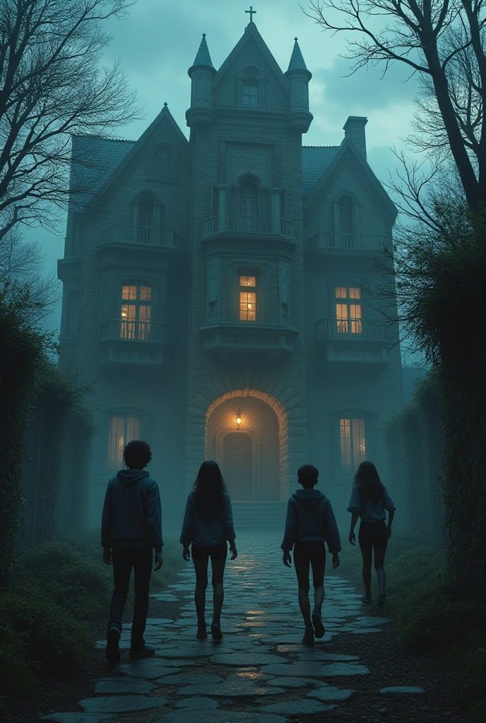 A group of friends decides to explore an abandoned asylum on Halloween night.