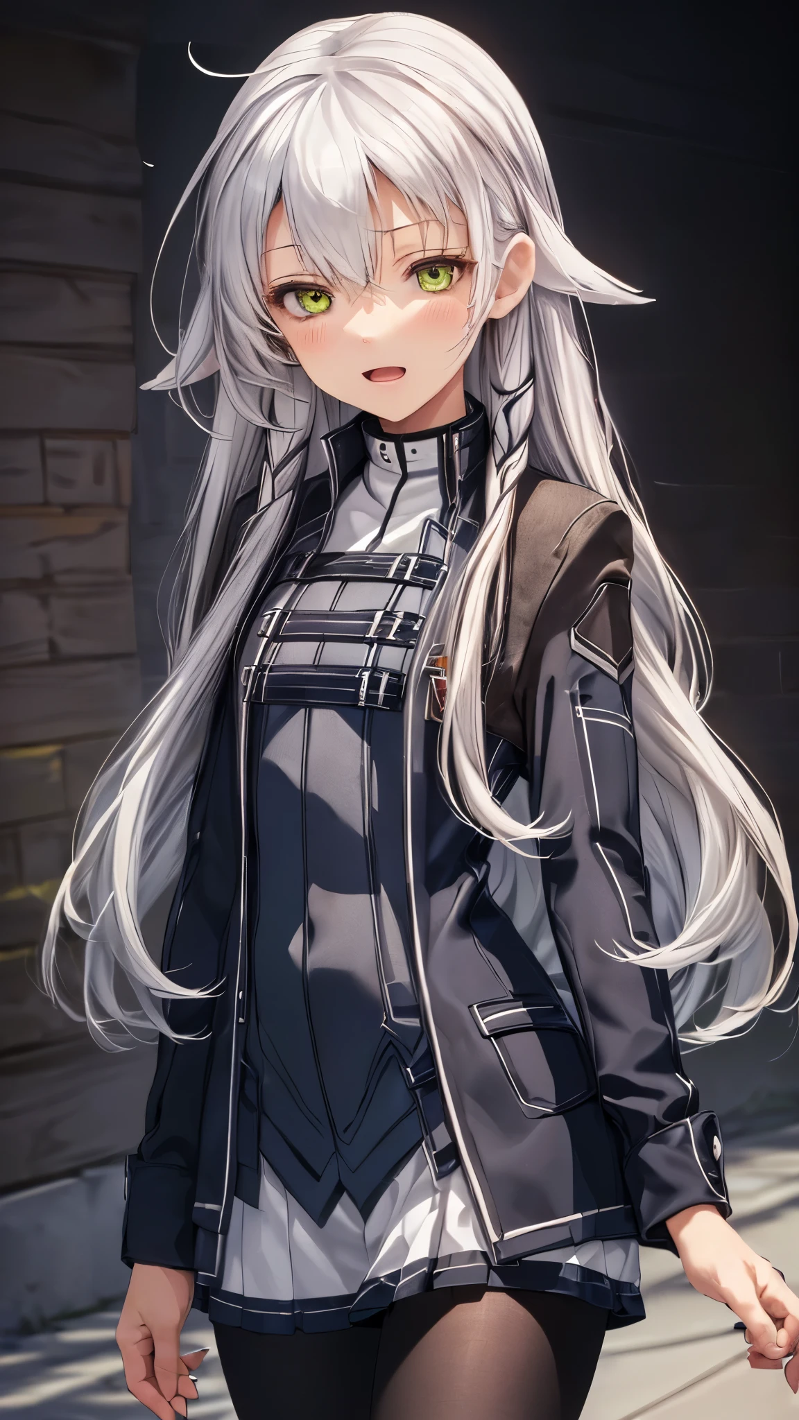 (( top quality、 excitement 、 complete anatomy、Five fingers、Full Arms、 Details)),woman,(((woman、 Look Down、Alone, slightly brownish white hair、mechanical suit、under boob, undress, emphasizes body lines 、surprised expression、 embarrassing expression )))