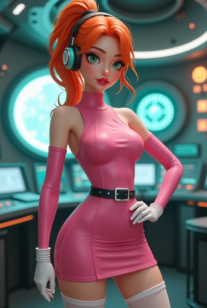 (masterpiece, top quality, best quality, official art, beautiful and aesthetic:1.2), the city of San Francisco like it was 1940's new beautiful with future machines, robots,a beautiful women goddess, hot petite teen girl, pretty face with arms and legs, babe, the extremely hot and sexy, sexy girl, sexy pose, red hair, beautiful green eyes, and a perfect body, 8 k hd detailed oil painting,