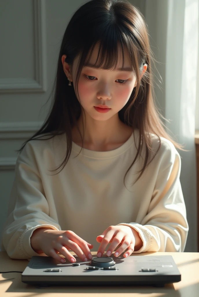 Woman sitting at table with food plate, girl cute-fine face, young adorable korean face, young cute one asian face, beautiful young korean food plate sitting woman sitting at table, girl cute-fine face, young adorable korean face, young cute one asian face, beautiful young korean woman, gorgeous young korean woman, Beautiful Japan girl face, innocent expression girl next door, young asian girl, beautiful korean woman, korean girl, cute-fine-face, beautiful asian girl