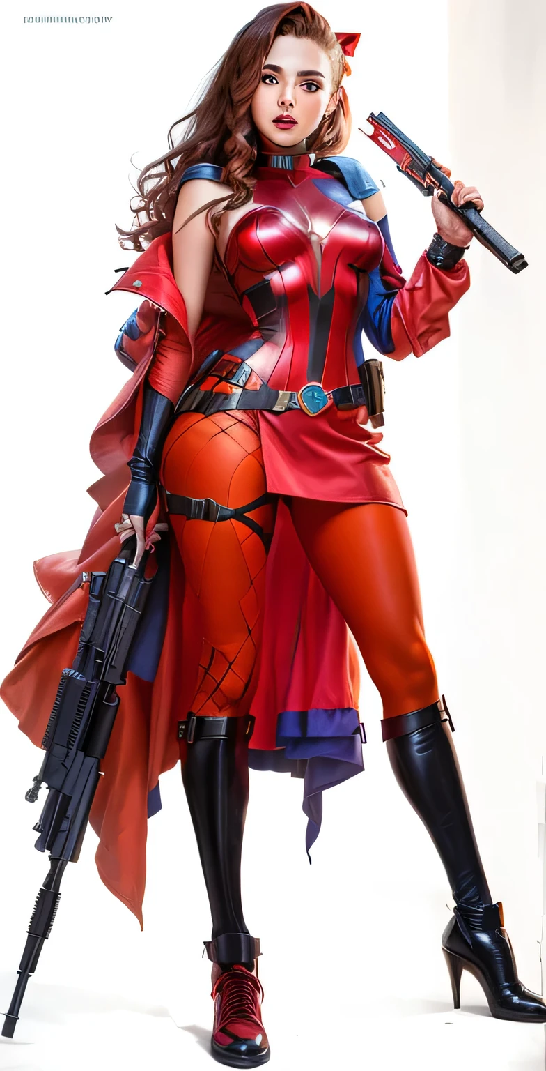 arafed poster of a woman in a leather outfit holding a gun, tokusatsu movie poster , movie poster painting, japanese vhs cover art, vibrant and bold pop art with high contrast colors, dynamic composition, and exaggerated details