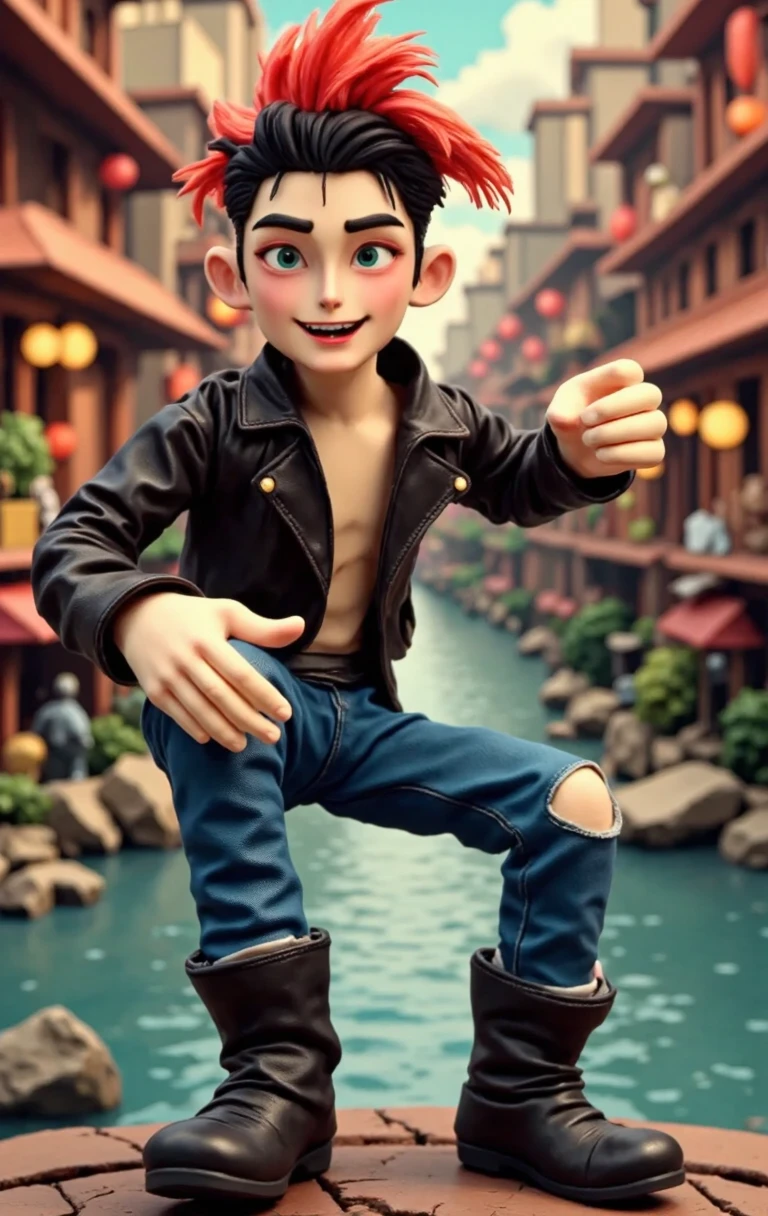 photore (TCr3ws:1), of a guy, (Chiba laughed with empty fists:1.3), (Face focus), ModelShoot style, (Extremely detailed Cg Unity 8K wallpaper), Intricate, High detail, Sharp focus, Dramatic, photorealistic painting art by midjourney and greg rutkowski , (Next to the lotus pond), (wear cap:1.1), (Detailed pupils:1.2), (dynamicposes:1.2),(closeup cleavage:1.1)