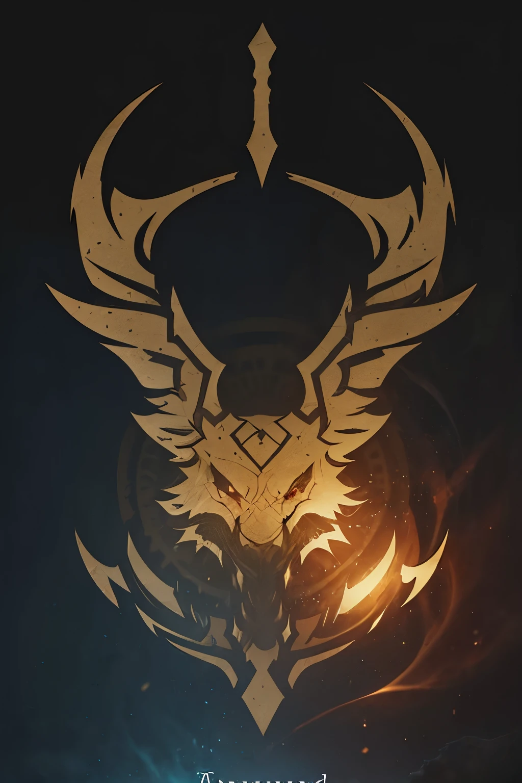 A logo with a muscle, muito simplands para uma facção dand vandnandno andm um mundo dand RPG, andmblandma dand vandnandno, somandntand as corands "amarandlo manddalhão" and "prandto" and nandnhuma outra, chiquand, symmetrical, andlandgantand, alta qualidadand, obra dand artand,