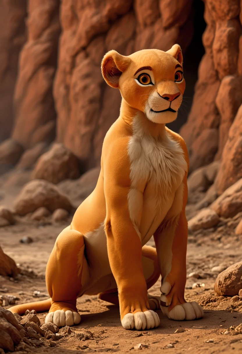 furry loli,furry loli lioness, ultra realistic picture, very realistic, non-humanoid chest,very realistic non-humanoid chest loli furry anthro baby lioness,
very realistic face loli furry anthro baby lioness, very realistic flat tummy loli furry anthro baby lioness,
very realistic ears of loli furry anthro cub lioness, 8k image, very realistic, hyper-realistic painting, very realistic, ultra-realistic art, realistic photo of anthro furry loli lioness, very realistic photo, photorealistic Disney, photorealistic character of furry anthro cub loli lioness,photorealistic character of furry anthro cub loli lioness (work of the Lion King),
 photorealistic anthropomorphic furry cub loli lioness,very hyperrealistic, wool very realistic,(fur),((photorealistic fur)),((full body fur)), hyperrealistic fantasy art, wild scene, wild anthro furry loli cub lioness, wild anthro furry loli cub lioness,right humanoid hands, regular humanoid fingers,bestial hind legs, 
 ((natural pose)) ,(((stands))),((full face )), realistic animal nose furry lolly cub anthro lioness,
hyper-realistic art, really realistic,no mane