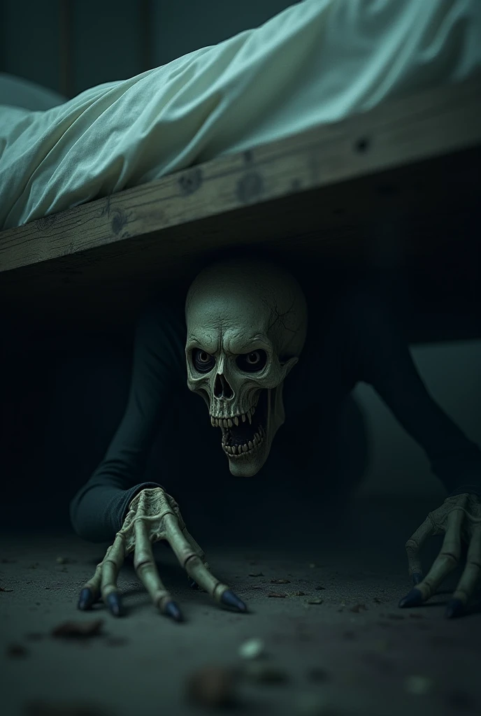 INSIDE THE MATTRESS OF A BED
(for a horror story)