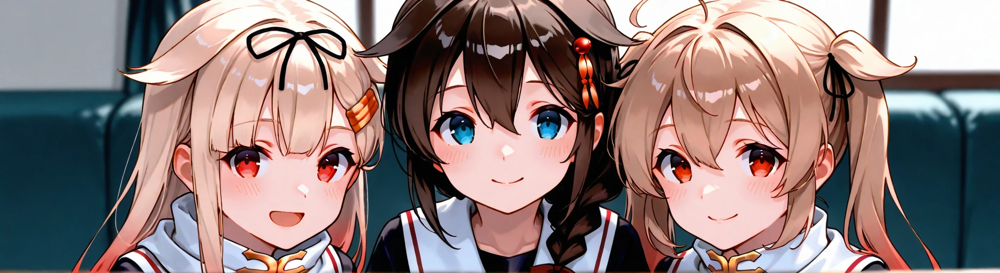 1 girl、mashiromitsumine, mashiro mitsumine, (Brown eyes:1.5), Brown Hair, ponytail, (Flat Chest:1.2), break grey skirt, Long sleeve, neck ribbon, red ribbon, ribbon, Sailor collar, skirt, white Sailor collar, (Blue Shirt:1.5), break looking at viewer, (whole body), break indoors, School swimming pool, (Lots of water)、Wet、((((skirtを引っ張る))))、(skirtが水面に広がります)、(Completely flooded)、whole bodyが水に浸かる、((Transparent Pool)))、swim、break (masterpiece:1.2), highest quality, High resolution, unity 8k wallpaper, (shape:0.8), Highly detailed face, Perfect lighting, Extremely detailed CG、(panty flashing)、(skirt全開)、ロングワイドskirt、cute、blush、Watery eye
