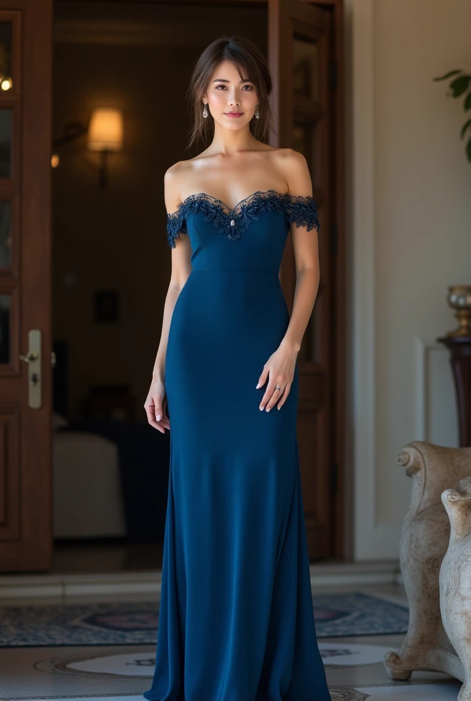 Beautiful Female ,Medieval princess, Long Dress