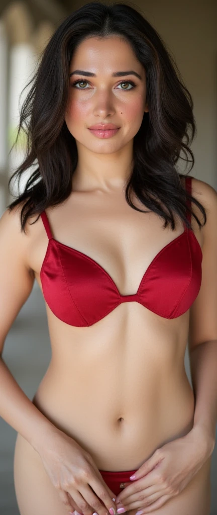 Remove Background, gravure, gaze in front, (describe the lips correctly) ,(Close lips), from the chest up, masterpiece, Best Quality, Ultra-detailed, Photorealistic, super detailed skin, Perfect Anatomy, (1 japanese mature woman), (Solo), 95 years old, Large breasts, Mature Woman, glamor, A sexy, Chromo-white skin, Looking at Viewer, red lingerie skimpy bikini, ((muscles:1.3, abs:1.2)), (expert grappler), athletic feminine body, (((she has a very dominant and seductive look on her face)))