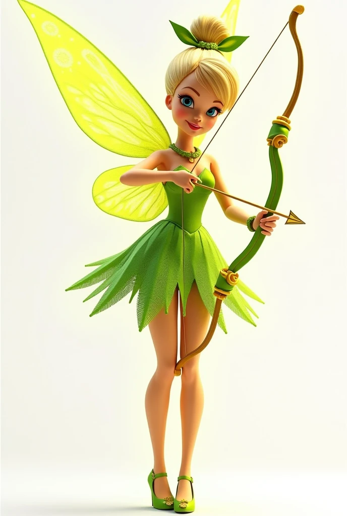 Tinker bell ((( disney))), fundo branco.