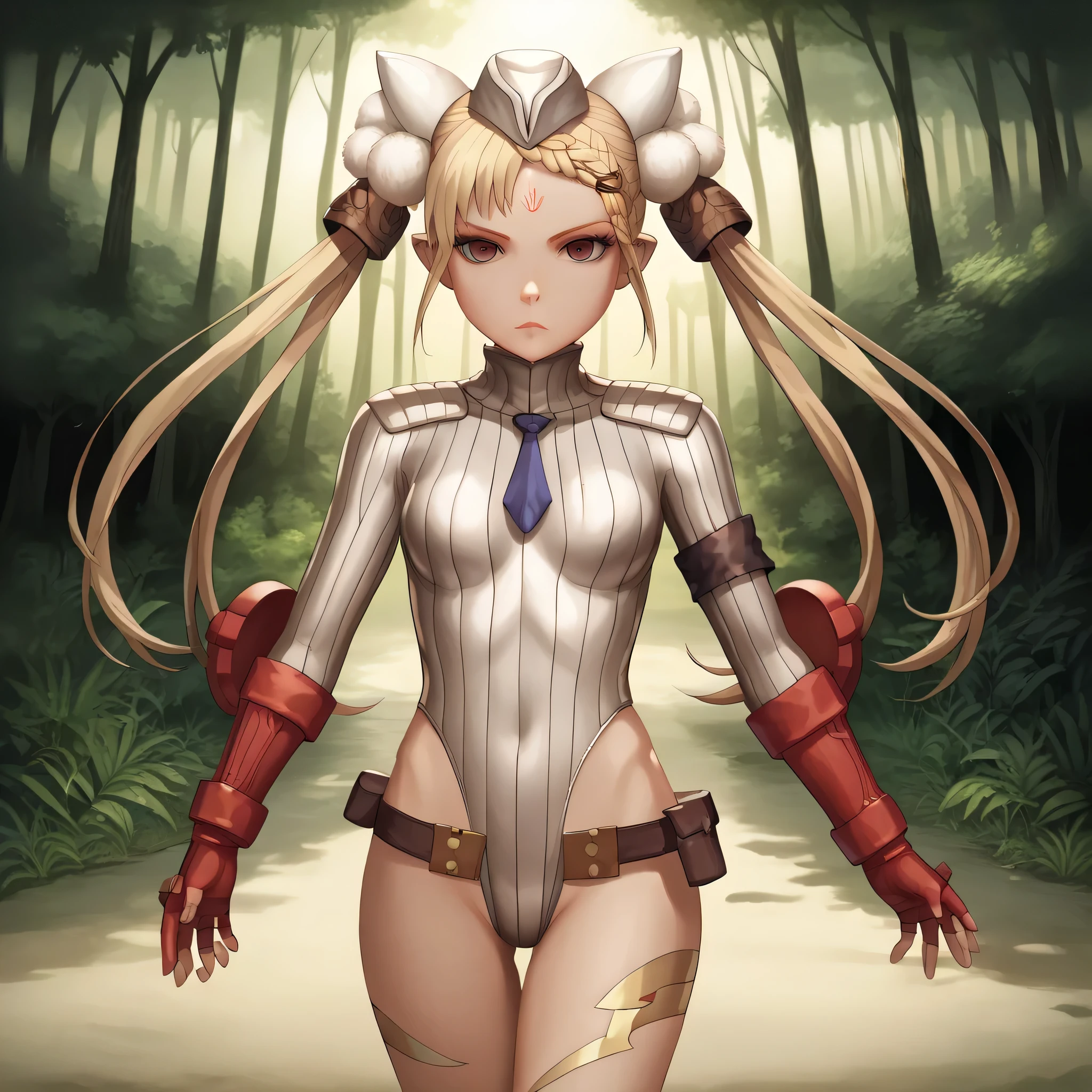 Very cute girl, white rabbit girl cosplay, big round fluffy tail, tattoos, light brown wavy short hair, shining red big eyes, ABS, amazing proportions, full body shot, background kaleidoscope, , anime, illustration, fantasia, portrait、、, animation, high resolution, highest quality, super high quality, super high detail, ultra realistic, Photorealistic