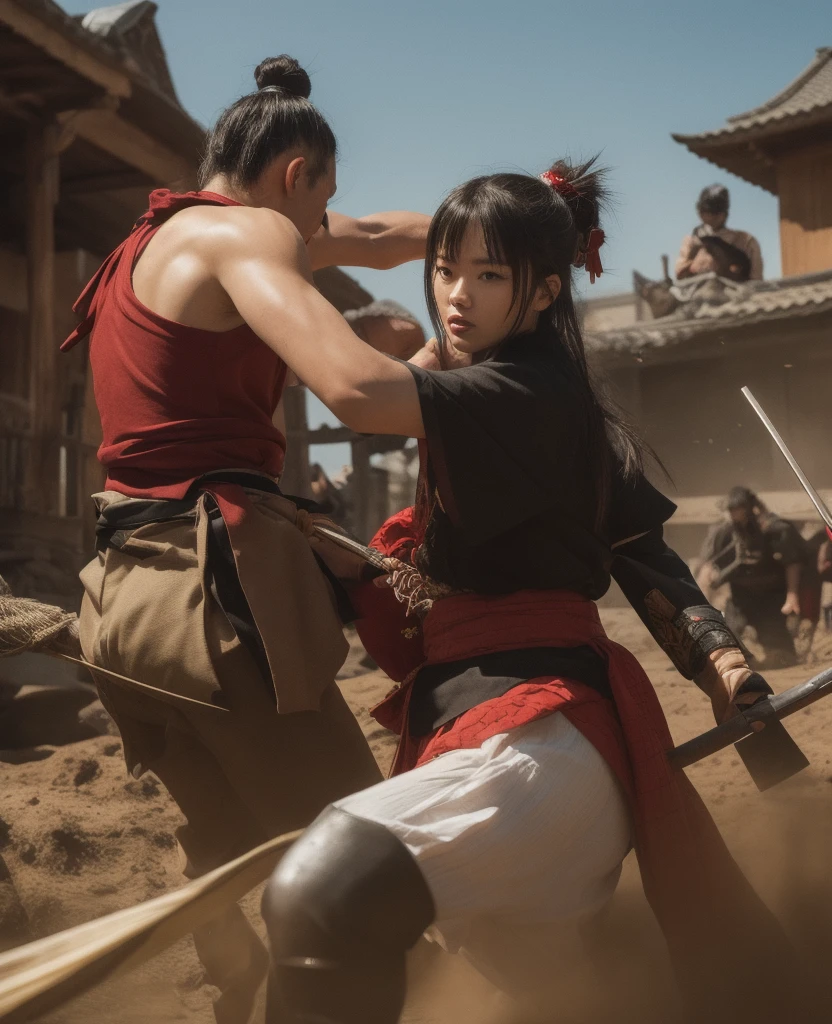 chohan, 1girl fight, armour, the most beautiful image ever seen, uhd, RAW, sharp focus, (photorealistic), best quality, ultra high res, masterpiece <lora:chohan:0.6> <lora:koreaface10:0.7>