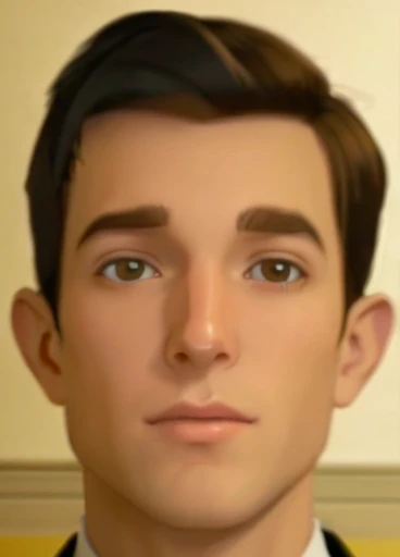             There is a man       (  handsome college boy     ) 20 years old,        with short hair and suit        , asistente hiper        realistic        , sujeto hiper        realistic        , Chico anime        realistic        ,        anime style realism        , estilo de arte anime        realistic        , estilo de arte de anime        realistic        , Estilo anime 3D        realistic        ,        Portrait of an anime boy        ,       artwork in the guweiz style ,        Detailed               Portrait of an anime boy        ,        incredible anime face portrait        . model, of Irish origin        (    beautiful) y Anglo-American   (   beautiful),        I just saw the spectator        , retrato(        realistic        :1.4), (:1.0),        hazel eyes    , eyes (perfect,Serious),small eyes(Perfect),eyelash(  perfect girl      ),shirt, eyebrows (perfect), dyed hair (brown ), cabello Perfect ,        straight hair        (perfect), ( secretario        professional ), hairstyle type        (deshilachado ),        oval and elongated face        , square face ,        triangular chin        , thin face,        slim build       , (        Detailed        , ultra ,,-        Detailed        , high        Detailed        , ultra        realistic        8K CG, obra de arte  perfect girl       chica , lyrical), wooden table , flores, Internal,        expression(carefree, Serious) ,        no earning, film, bokeh,        professional, 4k,        Dynamic and very detailed lighting        , fotor        realistic        , 8K, raw, rico,       Intricate Details , Peter Parker(spiderman)