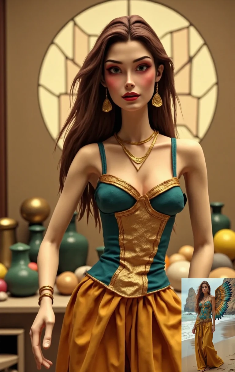 I want a sculpture and full body of philosophers should focus on bisexual philosophers, seios , hair position falling forward, Tipo Rasta, but braided, com belos seios corpo perfeito com , a wide thigh is a beautiful woman, com seios lindos corpo perfeito, uma coxa larga, um destino com ,expression sexual poses, sensor eroticism without clothes all naked stoic with ,The image should focus on philosophers sculpture of a in the style of ancient Greece that philosophy philosophers plain white background black and white gold chain glasses, several gold coins scattered on the floor, imagem 4k 8k bonito e muito detalhado de alta qualidade plano completo, usando fones de ouvido, levantando o punho, piscando, Let's go! , Idol, fofo, sorridente, punch in the stomach, futuristic full body coordination, attracting audience, agitation, energetic, dynamic position, brilliant studio, poster type scene, high tension rhythm, olhos brilhantes, cabelo rosa, rosto lindo, cores coloridas, pull camera composition, alta qualidade, 8K Ultra HD,escultura de efeitos 3D, digital animation, atmosfera de luz do dia, estilo de escultura suave, Kyoto animation style, luminoso, efeitos 3D luminosos, luminoso, 3D rendering, octane rendering, isometric, cores completas , subtle expressions of animated characters, playful body manipulation, sorriso, grande angular, Camera view, capricious lighting, texturas suaves, arte imaginativa, brilho misterioso, luminosidade silenciosa, alta qualidade, high resolution, (desfoque: 2)