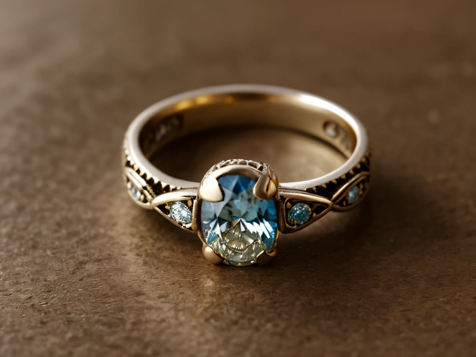 ring、Enlarged view、Background white、No background、Precise depiction、光り輝くring、豪華なring、photograph、 antique 、gem、