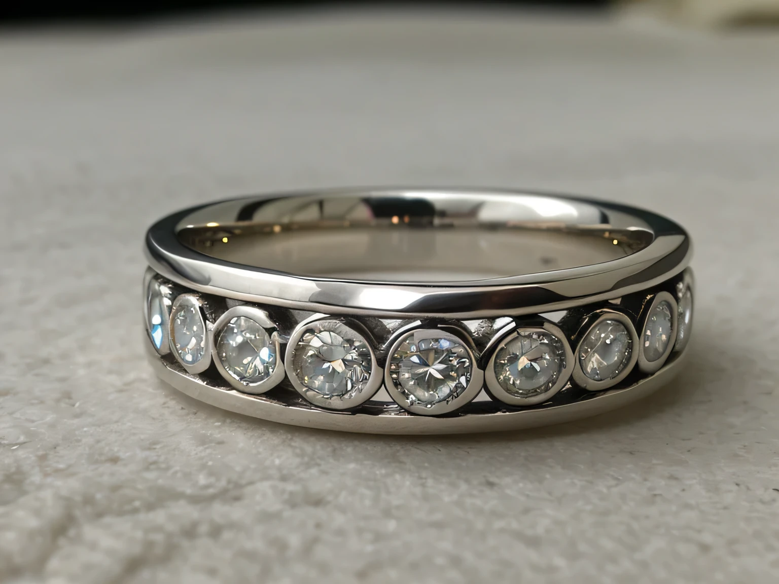 ring、Enlarged view、Background white、No background、Precise depiction、光り輝くring、豪華なring、photograph、gem Platinum 、Wedding Rings