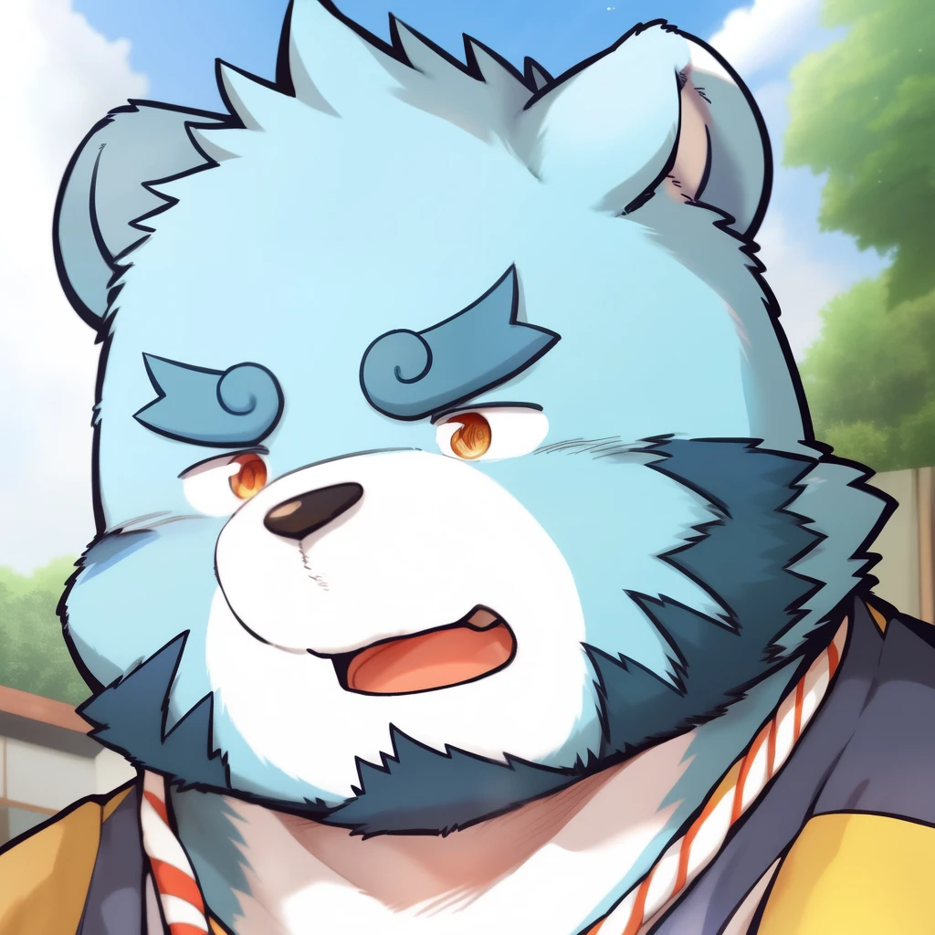 (kemono:1.2),furry,shiquanjie,2 blue bears,fuck