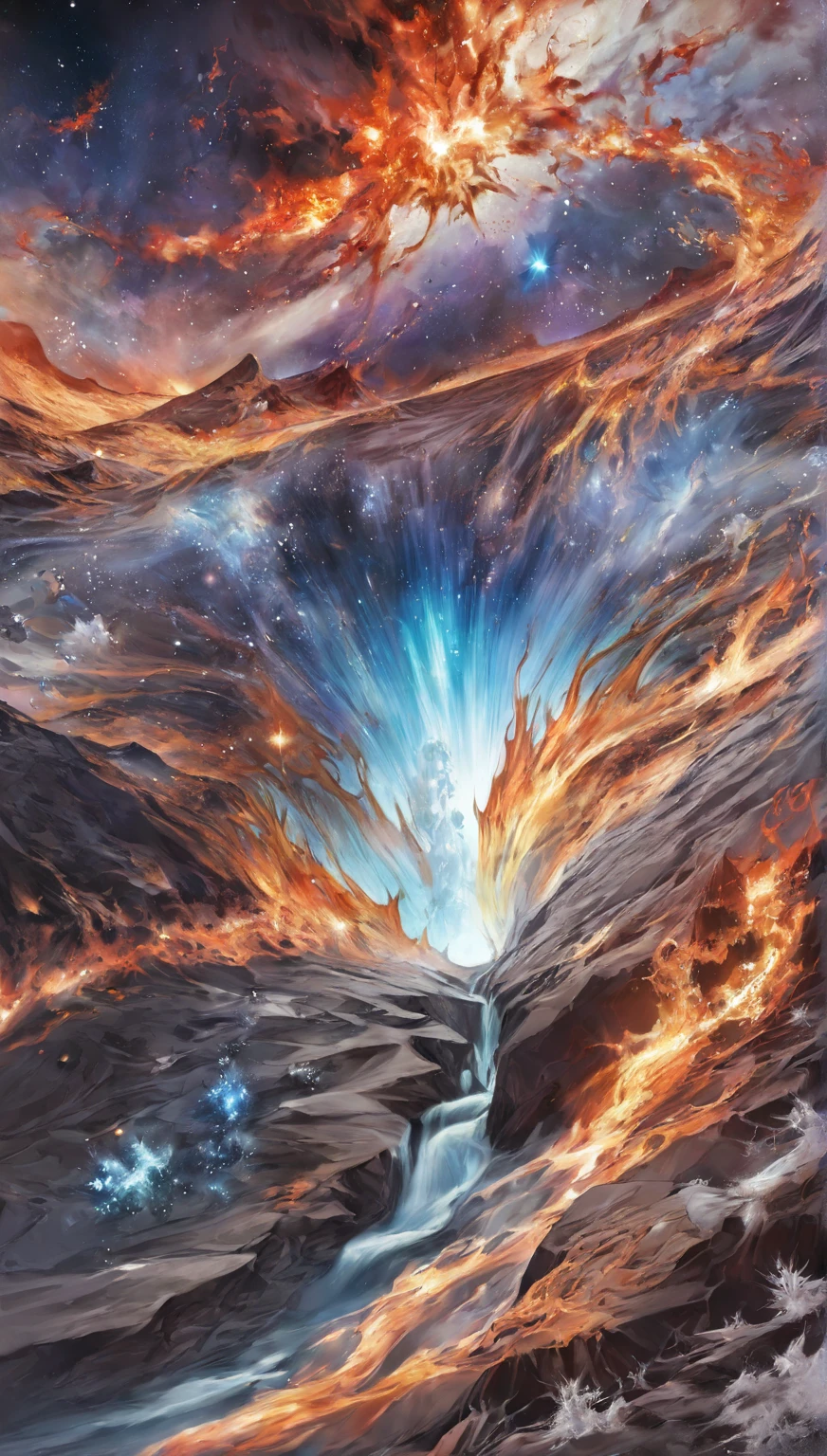 cosmic fire and ice valley basin