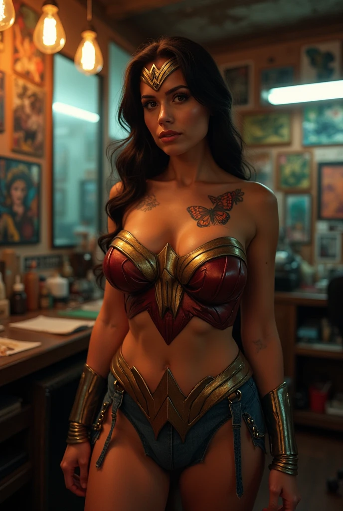 Foto RAW, (pele altamente detalhada, Olhos detalhados:1.1), detalhes intrincados, best quality, 8k UHD, soft lighting, gigante do fogo, 1girl, armadura, red hair, breastplate, pele colorida, Olho flamejante, armadura completa, olhos brilhantes, rocha derretida, orange hair