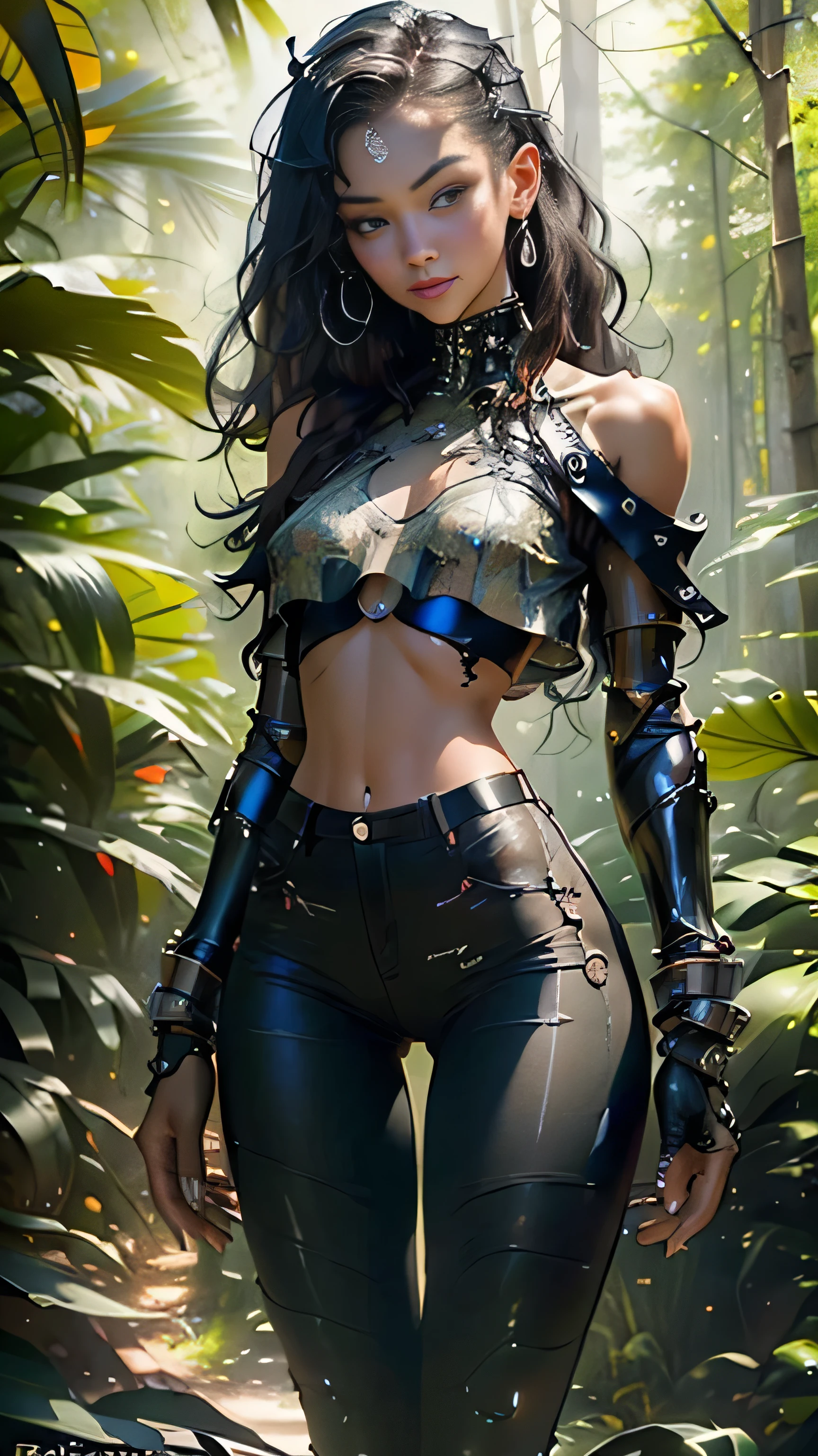 ((masterpiece)),((whole sculptural body)),((wide view of the angel)),4k,photorealism, real,hyper realistic,high res,athletic body,beautiful real sculptural body women, beautiful black african woman,black african royal thin african girl,((in the forest)),21 years old,((solo)),((real slender woman's face)),revealing body parts, transparent,hyper realistic, ultra detailed skin, small chest, ((visible,((transparent clothes)),neckline,((full body)),(masterpiece),(detailed high face),(high details),4k,8k , high res, ((hanging breasts)),normal, ultra realistic,(cinematic lighting),(cinematic pose))