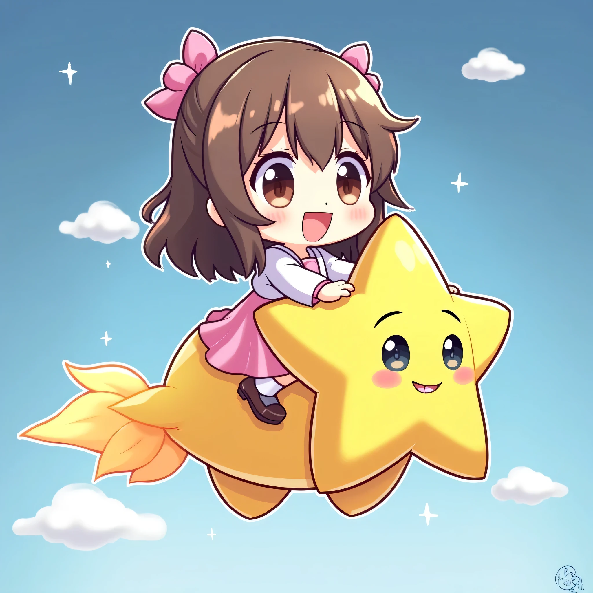Flying star creature