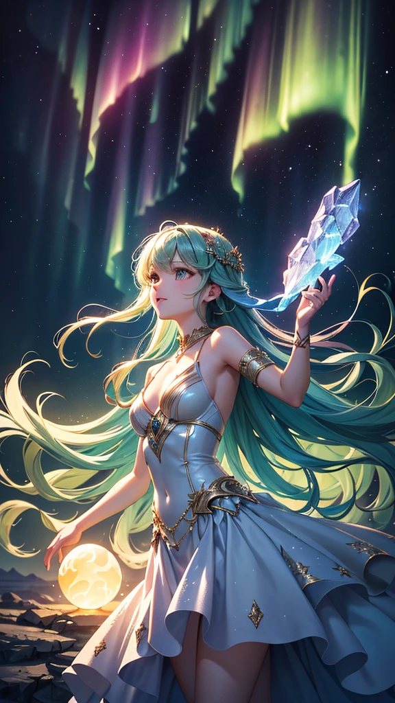 (best quality,4k,8k,highres,masterpiece:1.2),ultra-detailed,(photorealistic,photo-realistic:1.37),A beautiful female with compound eyes that look like the eyes of a praying mantis,futuristic,hi-tech,natural-looking skin,emerald-green compound eyes,exquisite,detailed face features,piercing eyes,long eyelashes and sharp angles,sculptural facial structure,innovative fashion style,metallic,shimmering make-up,glowing eyeliner,ornate futuristic jewelry,elaborate headpiece,feathers and metallic elements,ethereal background with floating holographic particles,controlled lighting with soft highlights,bluish-green color scheme,otherworldly atmosphere.