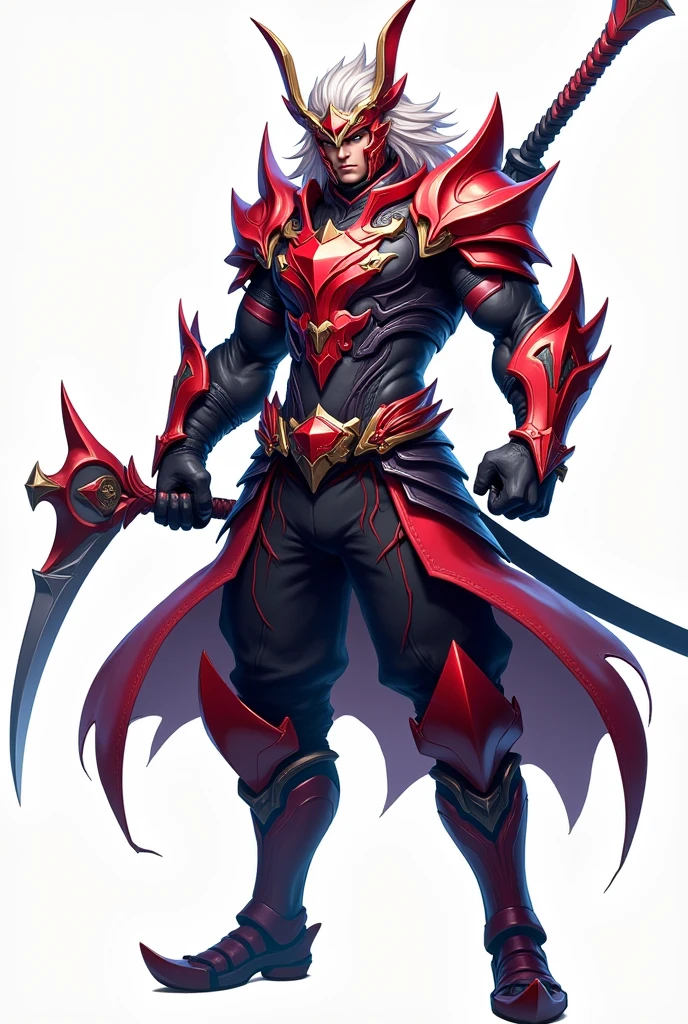 background putih full, hayabusa mobile legend skin shura