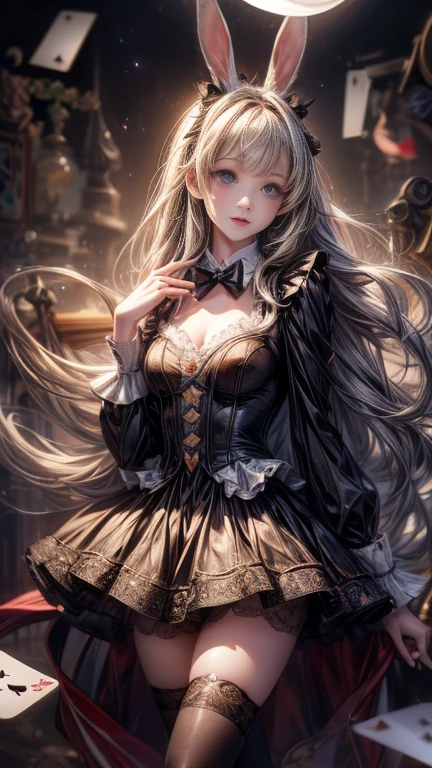 (Best Quality,4K,8K,hight resolution,masutepiece:1.2),Ultra-detailed,(Realistic,Photorealistic,Photorealsitic:1.37),(Very mini skirt:1.9)、Virginia Otis, 15 years old、(The wind lifts the skirt:1.9)、(Lace panties are visible.:1.9)、low angles、、 (a blond, Blue eyes),Thin,Cute face,Beautiful detailed eyes,Beautiful detailed lips,extremely detailed eye and face,long eyelashes,Victorian dark fantasy,Stroll around Canterville Castle at night,he died in 1887,in a garden,Moonlit landscape,Whispering Tree々,darker shadows,Unforgettable atmosphere,Mysterious,broody,gothic atmosphere,Antique architecture,Creepy mood,Dusty room,vintage furniture,Dramatic Lighting,cobblestone pathway,carved wooden door,Crimson Velvet Curtain,Gorgeous Chandeliers,Old oil paintings,squeaky floorboards,Moonlight shining through a stained glass window,secret passageway,Flickering candlelight,Only a faint whisper breaks the silence,presence of ghosts,The feeling of being watched,A tingling sensation down my spine,secrets hidden in the castle,The spiritual realm,paranormal phenomenon,unsettling ambiance,haunted house､