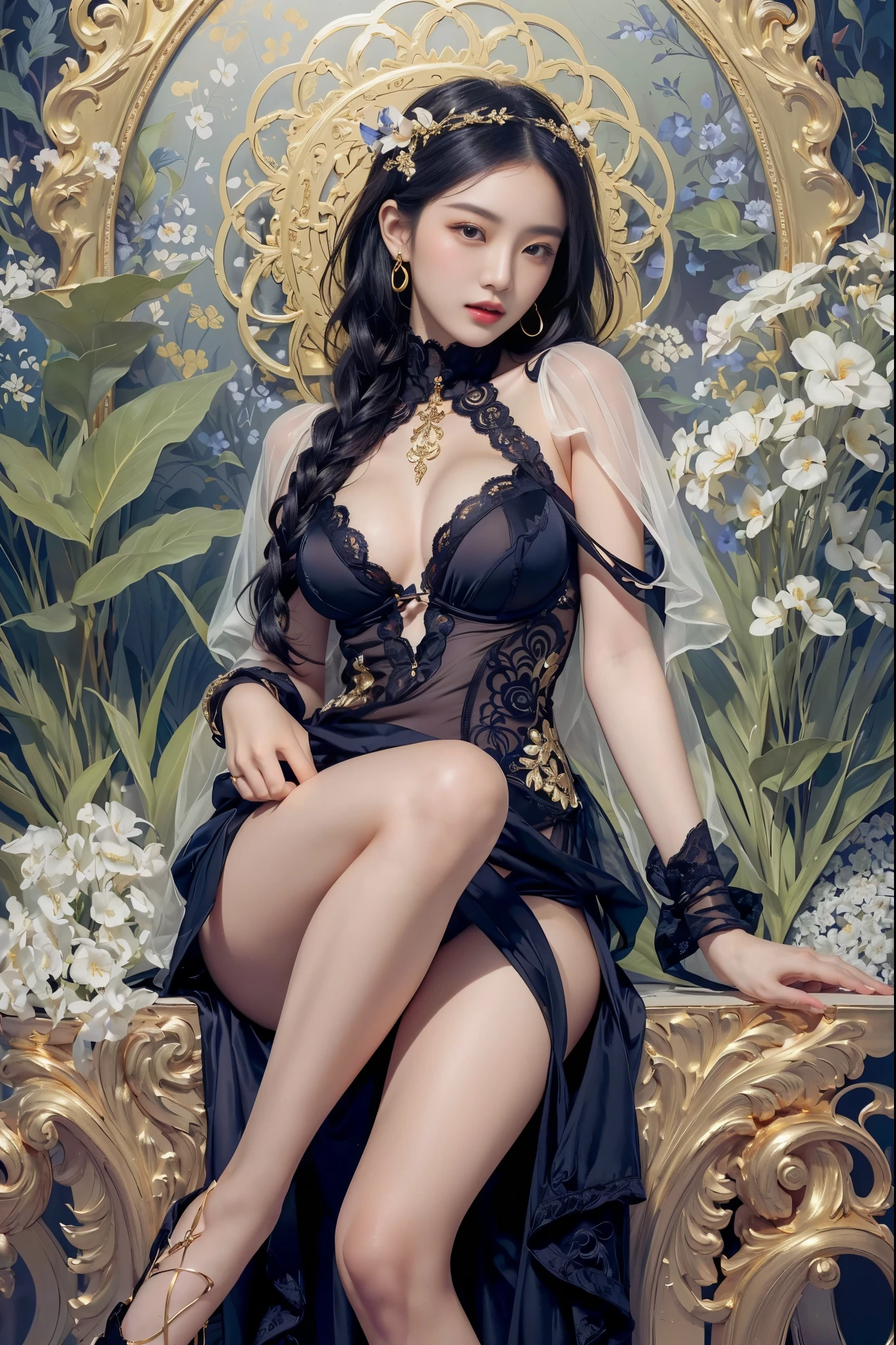 Create a beautiful tree, tree woman With the torso with a feminine silhouette. a perfect female body With green leaves. digital drawing, perfect face, glowing skin, 8k concept art portrait, dynamic, detailed lighting, fractal complex background, alcohol ink drawing. black background with paint splatters, by Hirohiko Araki, Official Art, Unity 8K Wallpaper, Masterpiece, Best Quality, (Zenredar, mandala, tangle, tangle), 1 beautiful platinum and black and gold Caucasian hair girl, Angle dynamic, The Most Beautiful Form of Chaos, elegant, bright colors, romanticism, By James Jean, Takato Yamamoto, Ashley Wood, ecstasy of music notes, transmission of visible music notes, Style Wtrcolor, blown by the wind, Masterpiece, ((watercolor )), paint splatters, intricate details. [drip: 0.7], Trending on Artstation, Rachel Walker, Style-Painting-1900, A beautiful nude woman completely covered in paint floating in a pool, beautiful lighting, beautiful large detailed eyes, Nirvana, relaxed, paint drips, Spirals of Paint, Paint Splatter, (Beautiful Swirls of Paint Swirls), by By Sandra Chevrier, vivid contrasting colors, chromatic aberration, black background, Best Quality, (realistic: 1.2), (high contrast: 1.2), black hair and gold and silver and bronze decoration, goddess of the forest, beautiful caucasian girl close-up, beautiful goddess fused with forest and trees, black hair fused with platinum and gold, girl naked skin wet with water, beautiful visible pubic area, pink pesons, Exposed small breasts, garden pond, mandala and flower tattoos on the naked body, floating antique clock, lamp, lantern, garden pond, visible beautiful pubic area, pink nipples, small breasts in the view, full body, Sakimichan art, oriental mandala tattoo, fractal background, silver and gold and bronze spirit, floating ancient clock, ancient lamp, faint smile, view from below, towering goddess, nude female body fused into forest vines and leaves of trees, roman column, ancient temple with garden and pond