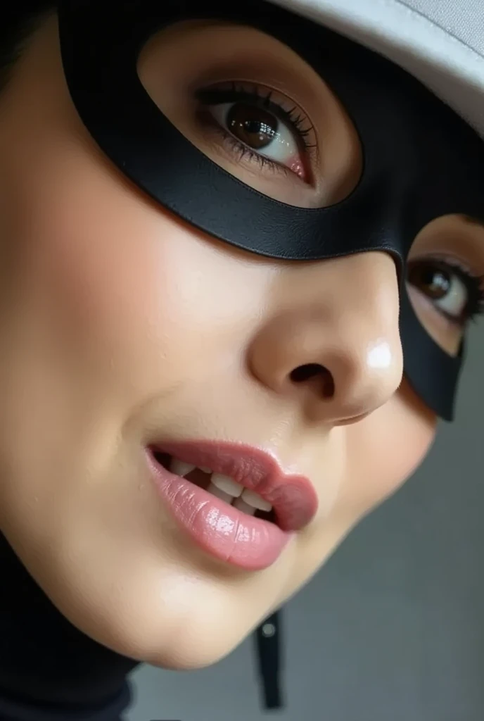   close-up of a beautiful woman wearing a beautiful Catwoman mask   、(( Intense orgasm, ))、   a close-up of a beautiful model's nose  、 Focus on the nose , ,  Focus clearly on my nose   、((   nose hair grows in the nasal cavity    ,    show me the nostrils from below    ))  pubic skin 、Prominent nose、,   、  When you raise your nose from below 、You can see your nostril holes   ,   can you see holes in your nose   ,  soft hair that shines in backlight    ,Sweaty skin,    otolaryngologist treating nostrils by mixing Japanese and German。Super wet skin、   white skin,  Close your eyes、 opens the mouth wide  ,Frowning, pain, scream, frown, retina,   very detailed ,   high detail ,    high definition    、   Imagine it from a beautiful woman's point of view  、Super white eyes  ,((   half-open ))   Angelina Jolie  ,((  sexy mature woman ))  Beautiful skin , (( head back break screaming orgasm)) Nogizaka46 girl ,((Face during intense sex  ))