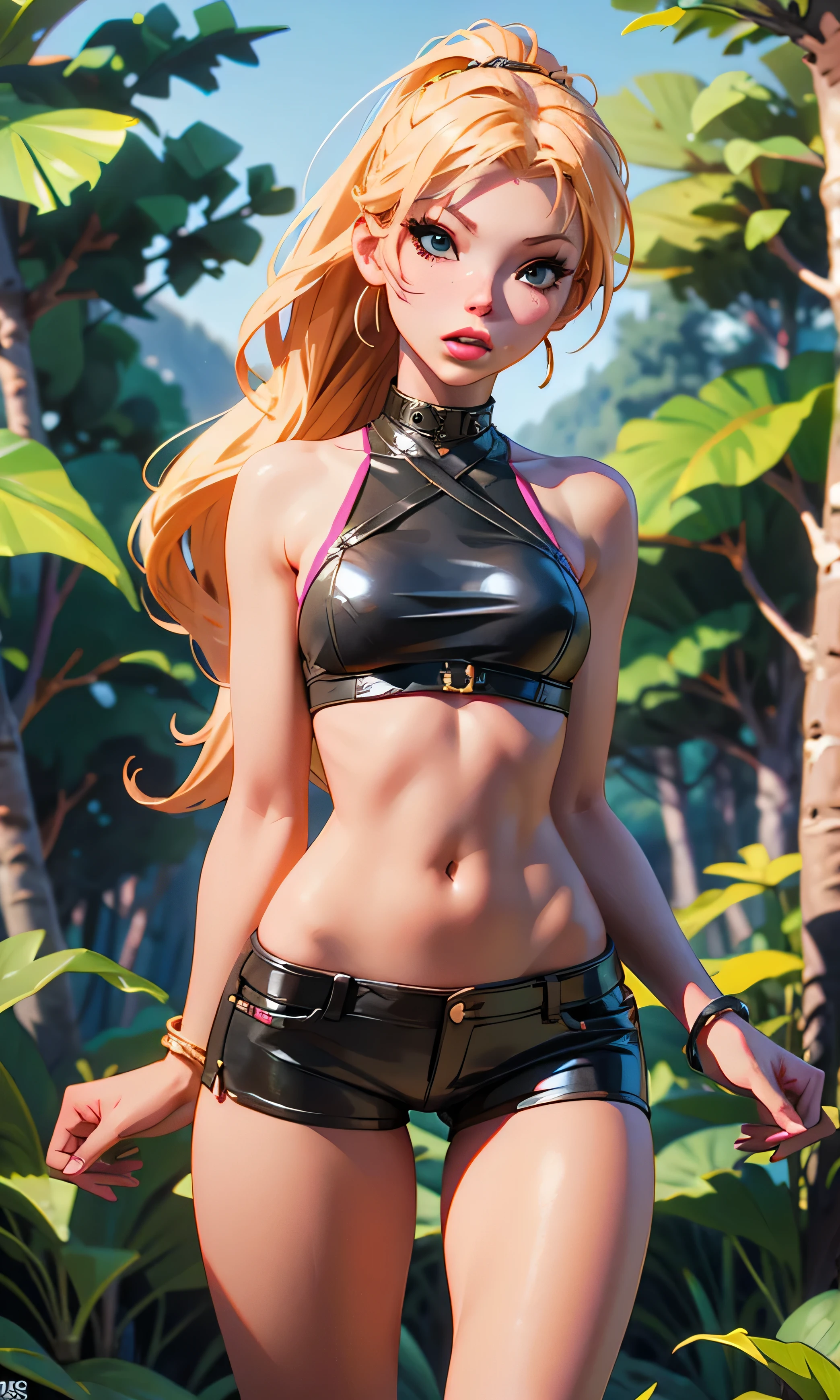 Barbie Sins, Skinny, , pornstar, slim and tall, young, top and short, in the forest,