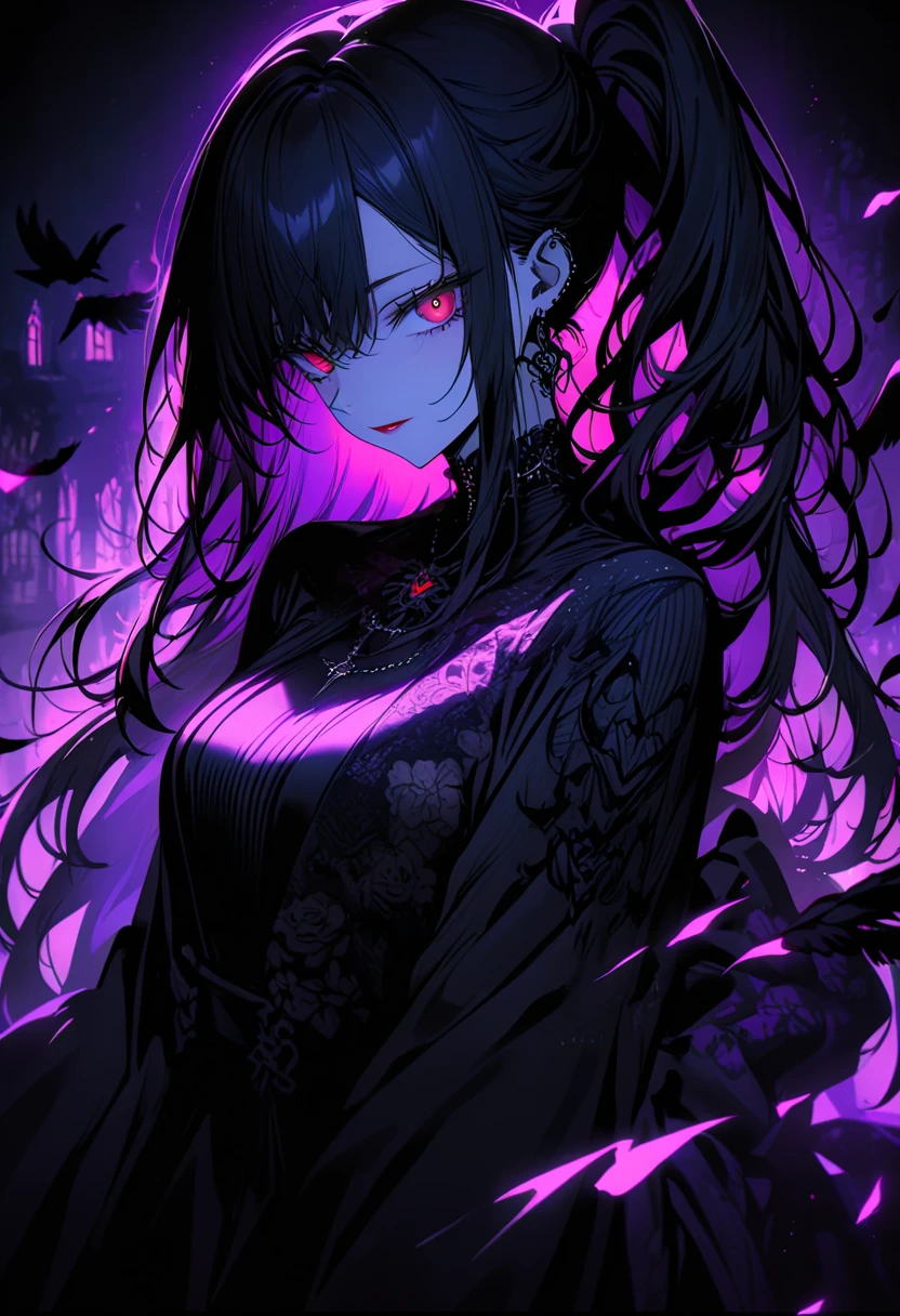 1 girl, goth
