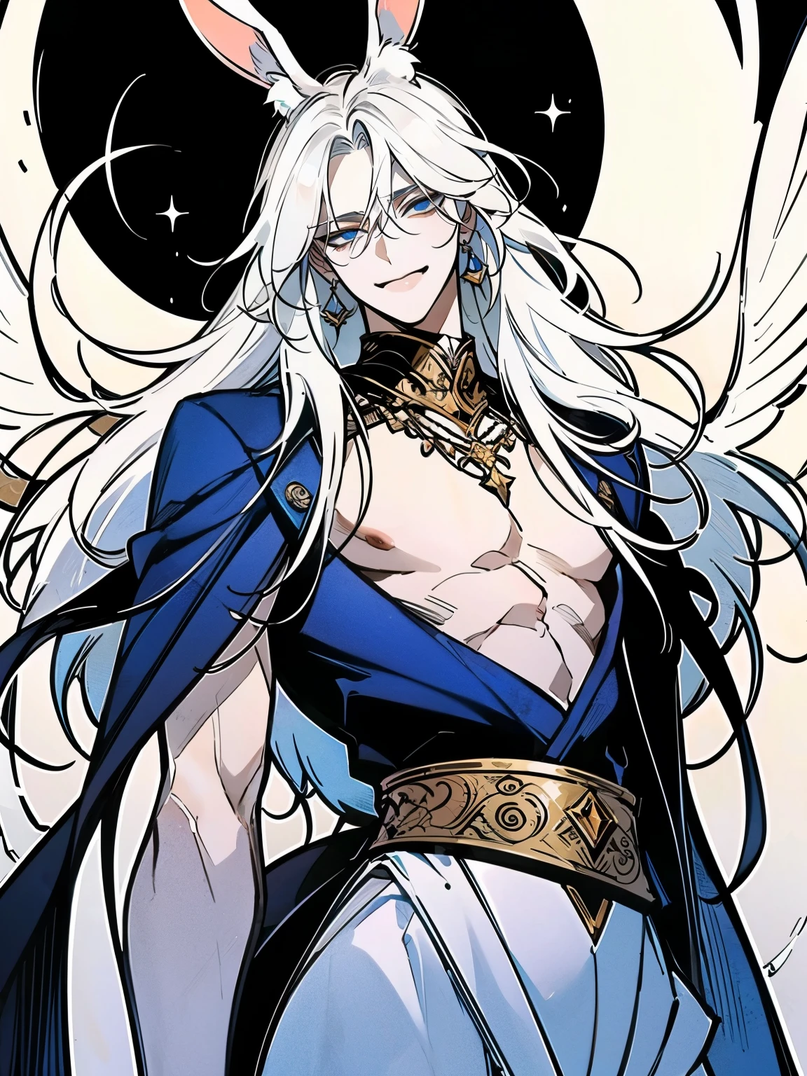 male nipple detailing