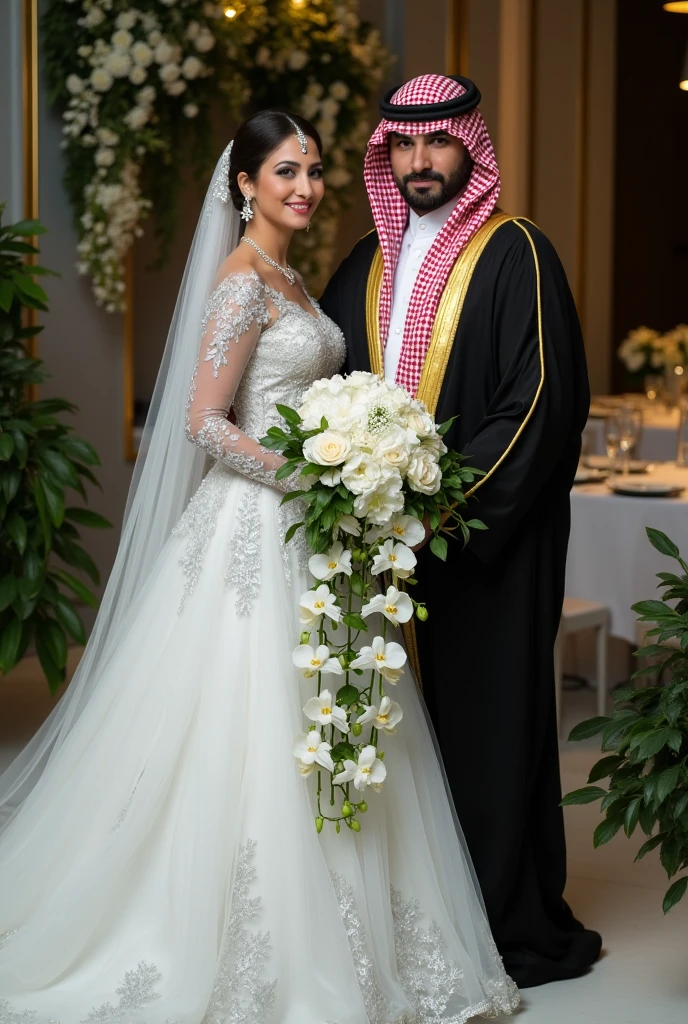 Islamic couple wedding