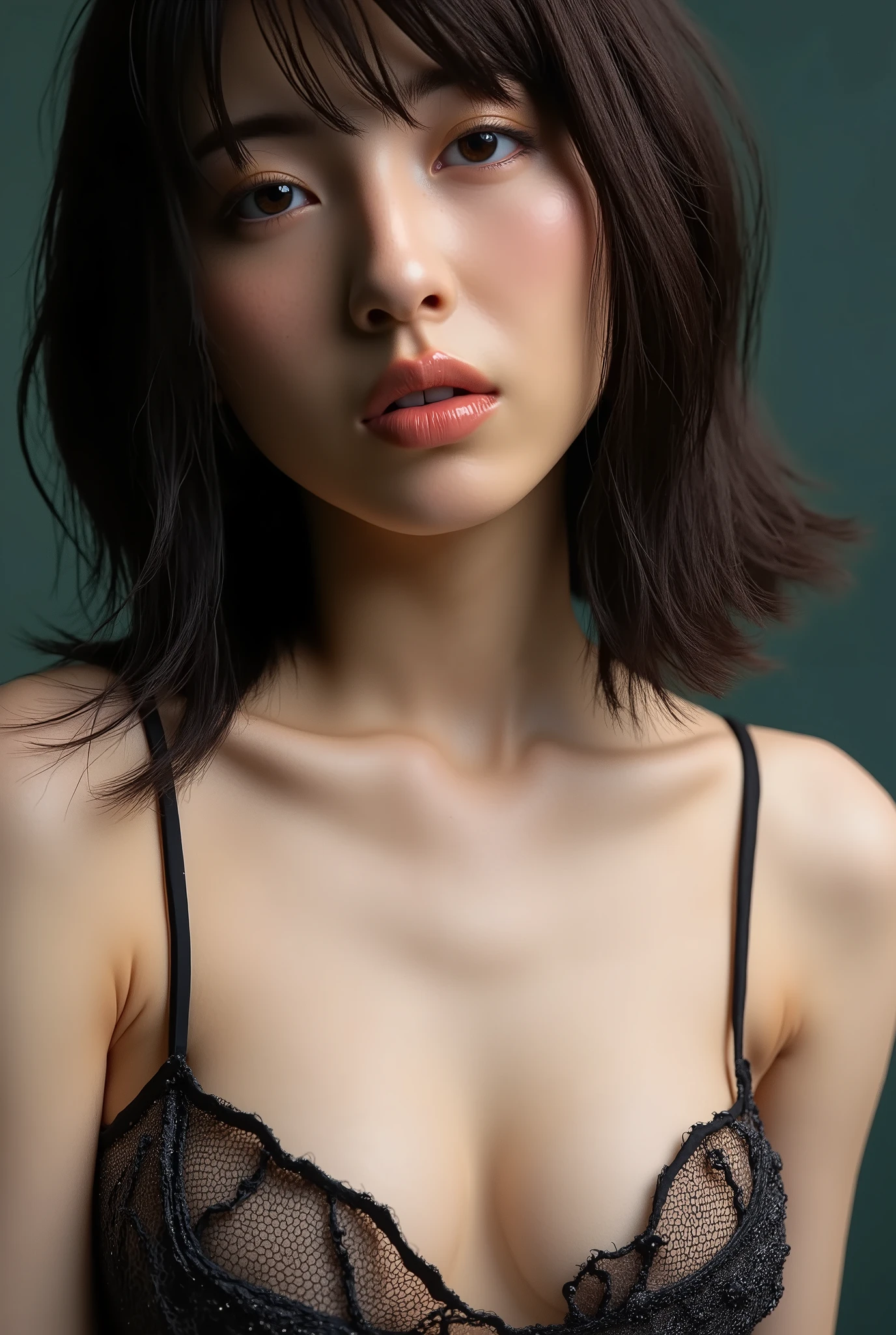 masterpiece, 最high quality,16k,8K,beautiful,get used to it,exquisite,extremely get used to it, finely get used to it, high quality, insanely get used to it, ultra get used to it, ultra high resolution, 超high quality, beautiful face, Japanese, NSFW,(Showcasing cleavage,Emphasize the cleavage,Seductive pose, micro bikini,cute girl,big breasts:1.3),(upper_body,bob cut,Leaning forward:1.6),Cinema Lighting