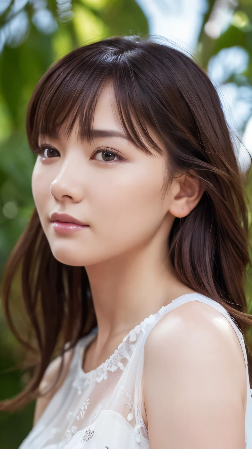 masterpiece, high quality, Ultra-high resolution, ( realistic :1.4), Beautiful face in every detail, High Quality Clothing, One Amazing Women, mature, Portraiture, soft skin and perfect face、Perfect Face, Shoot your hair, 8k resolution,Super realistic ,Very detailed,high quality, One photo