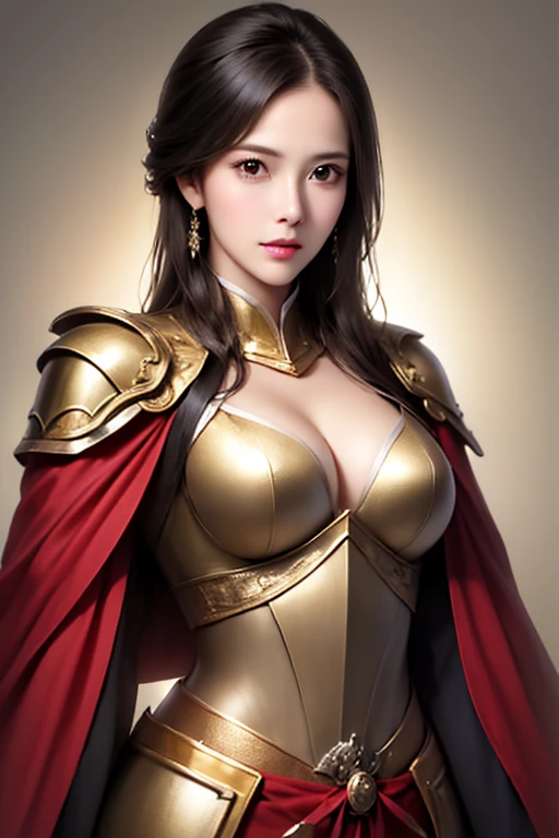 8k,Close-up of a goddess holding a sacred sword, Gorgeous large chest armor, sexly超美人(Like the real thing)Goddess of War,Slender body,Muscular Beauty,Muscular woman,Sharp Eyes,He has a big and gorgeous holy sword.,Beautiful long red hair,Strongly defined abdominal muscles,sexly,Highly detailed artwork, Alexandra Fomina Art Station, 2. 5d cgi anime Fantasy artwork, Woman in red armor, Armor Girl, Fan Art Best Art Station, Amazing character art, Kschat Krentz Key Art Feminine, Chengwei Pan at Art Station,Ultra-high resolution,Luxury Red Large Mist Chest Armor,Luxury red combat pants,gorgeous red gauntlet,Luxury red shoulder pad,luxurious red waist armor,Fantasy art,Extremely strong and defined abs,Slim, muscular legs,Very large breasts,Fighting Pose,Dynamic pose with sword,shout,anger,anger,Golden Hair Ornament,French female goddess,Golden Eyes,