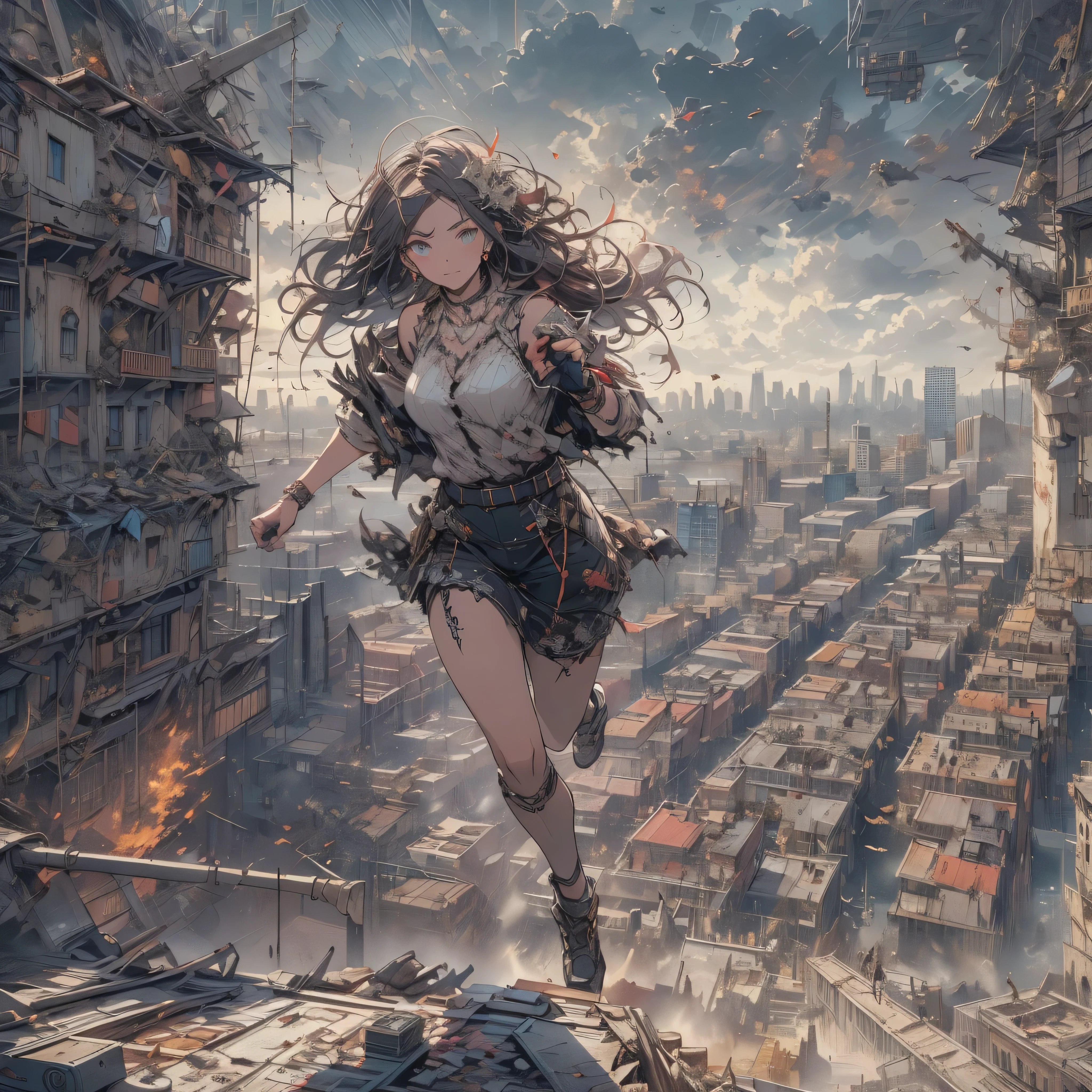 （tmasterpiece：1.4）， （8K， realisticlying， RAW photos， best qualtiy： 1.4）， jpn， （1girll）， beauitful face， （photorealiscic face：1.4）， （whaite hair， ponytailed long hair：1.3）， Beautiful hairstyle， beatiful detailed eyes， （best ratio eyes：1.5）， Attractive， 超高分辨率， Ultra photo realsisim， highly  detailed， Optimal proportions， （Detailed face：1.4）， looking at viewert， Red lipstick， （best ratio fingers：1.5）， （white super hero theme， Glamorous，Wearing transparent lingerie Spider-Man costume，she is a superhero），[（（25 age old），full bodyesbian，（Realistic blue eyes：1.2），（（Spider-Man pose），Show power，jump from one building to another），（（sandy urban environment）：0.8）|（view over city，the night，dynamic lights），（moon full））] # illustrated：The Prompt mainly describes a 4K painting of ultra-high definition，Very realistic，The is very detailed。It showcases superheroines at the top of the city，wearing Spider-Man costume。The subject in the painting is a white superhero theme，The heroine has long white hair，He is 25 years old，The entire figure is shown in the painting。In terms of portraying the action of a superheroine，Spiders were used，（Cobweb bra：1.4），vivaciousness_Nipples，（（exposed_Nipples，Naked of breast，High percentage of realistic breasts，Realistic big breasts）：1.4），（Keep one's mouth shut：1.4），（camel_Toe_Pussy：1.4），Ini_Pussy，Cobwebs cloak，Stockings