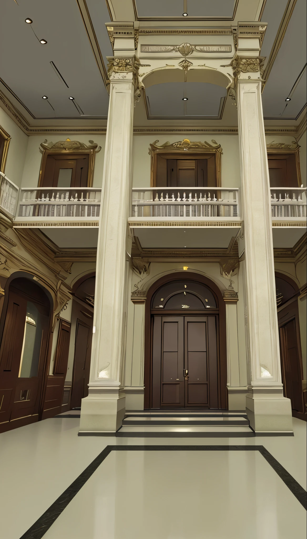 (masterpiece,  high resolution, 2k resolution,  Very Detailed , best_quality), frontal, mansion, lobby, No_one