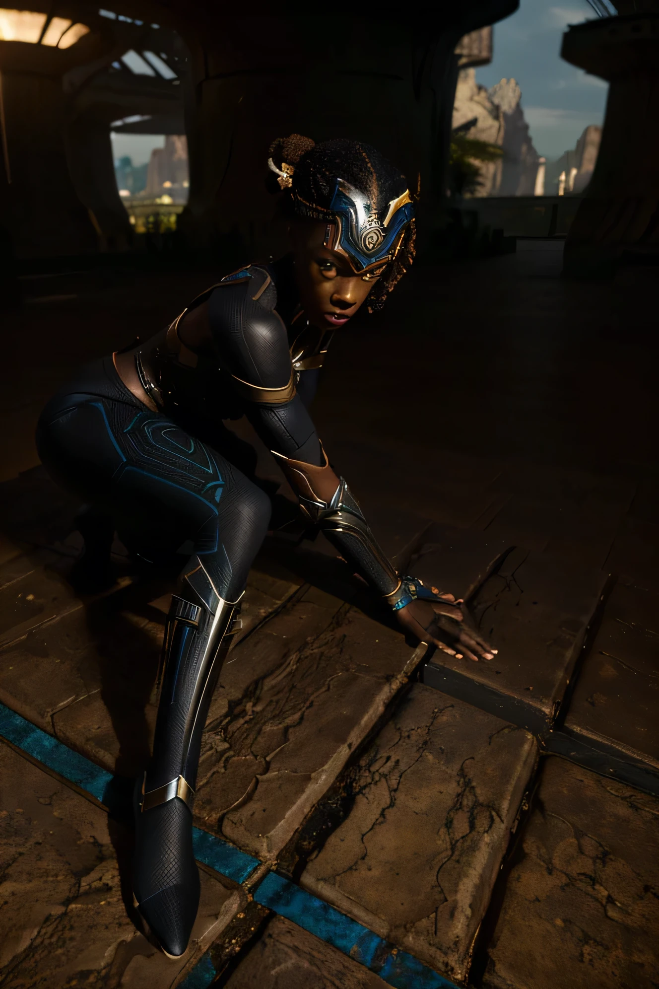 african girl, superhero black Spider Girl, combat stance, highly detailed, vibrant appearance, creative behavior, imaginative, , spontaneous, small breasts, sexi, naked breasts, topless, revealing, highest quality, skin texture, intricate details, (cinematic lighting), RAW photo, 8k, masterpiece,best quality,ultra-detailed,very detailed illustrations,extremely detailed,intricate details,highres,super complex details,extremely detailed 8k cg wallpaper